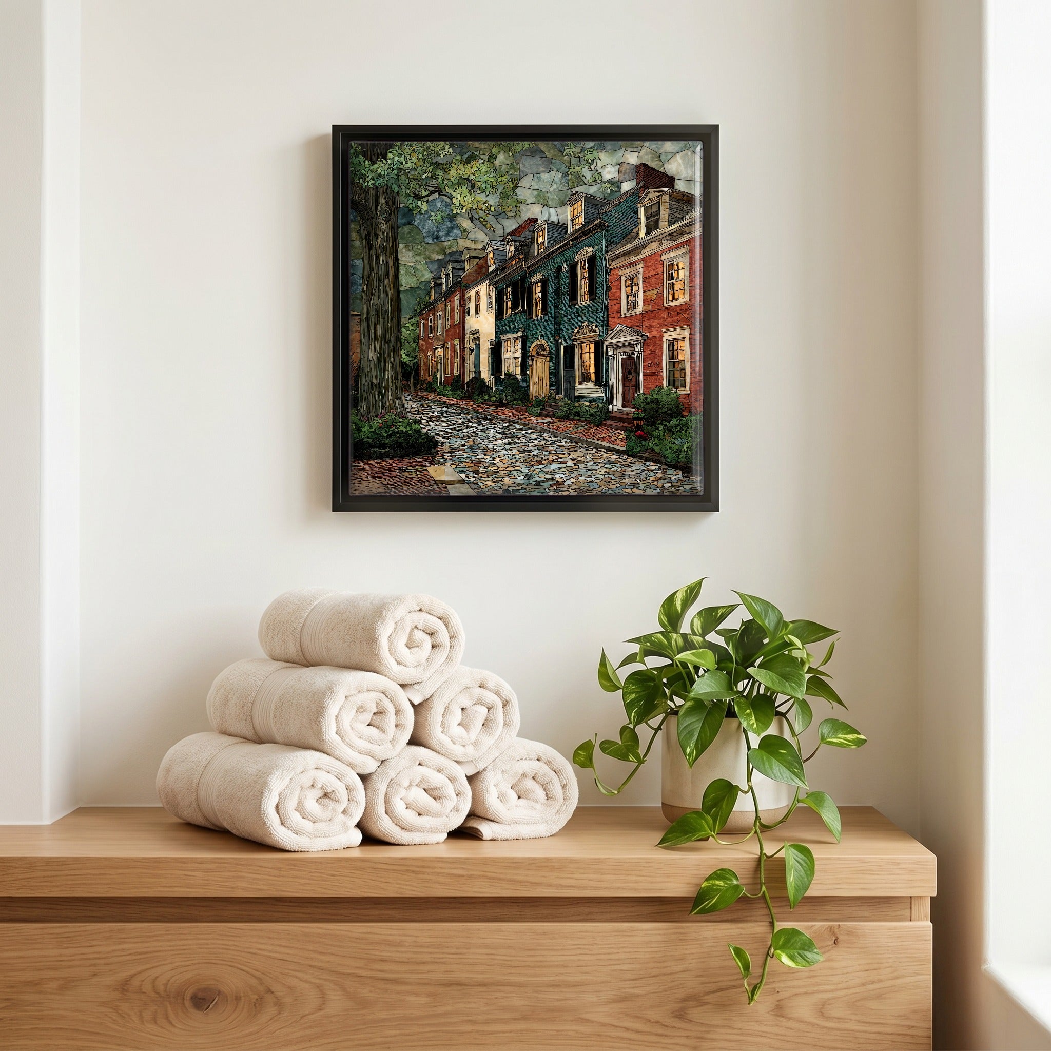 A quiet corner of the bath.