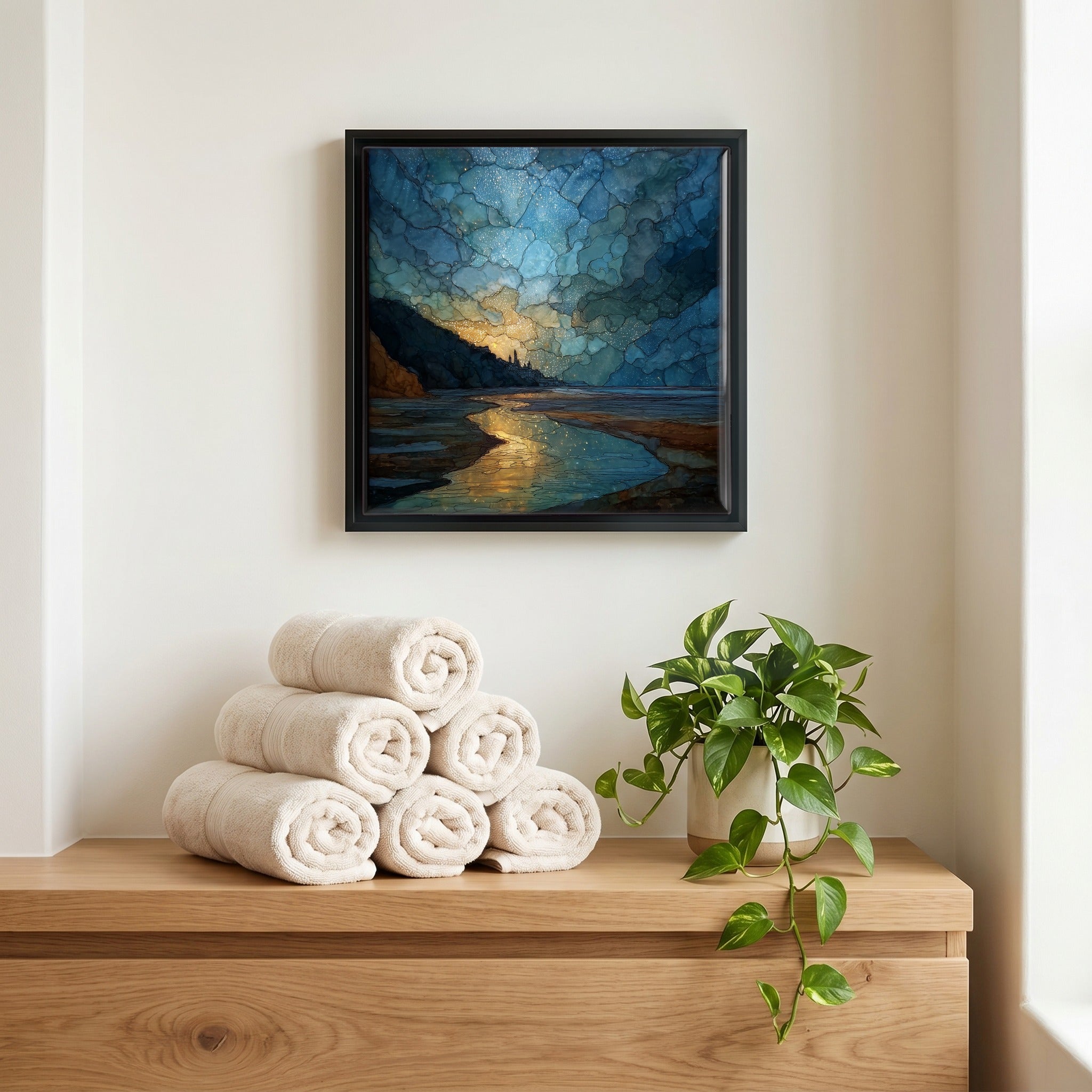 A quiet corner of the bath.