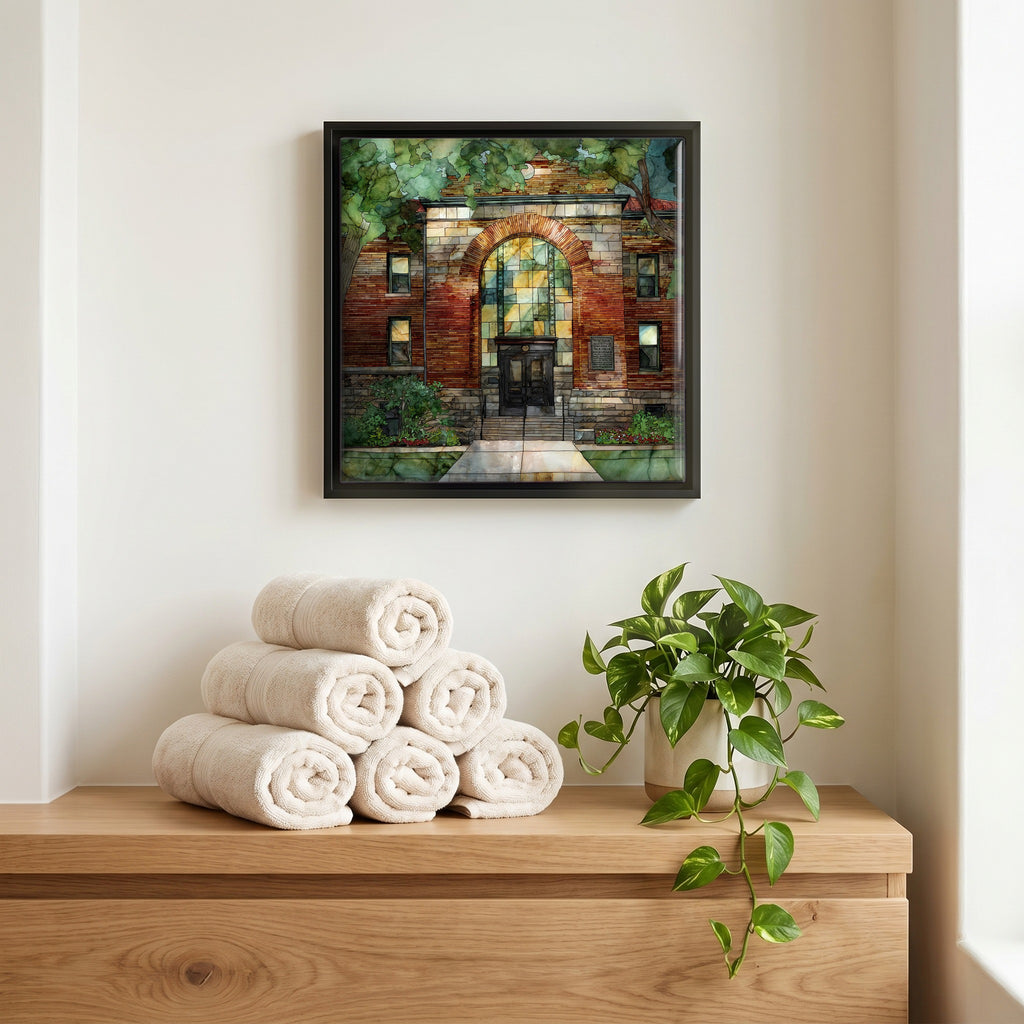 A quiet corner of the bath.