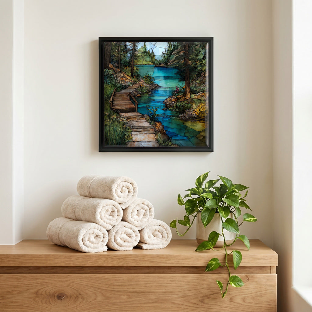 A quiet corner of the bath.