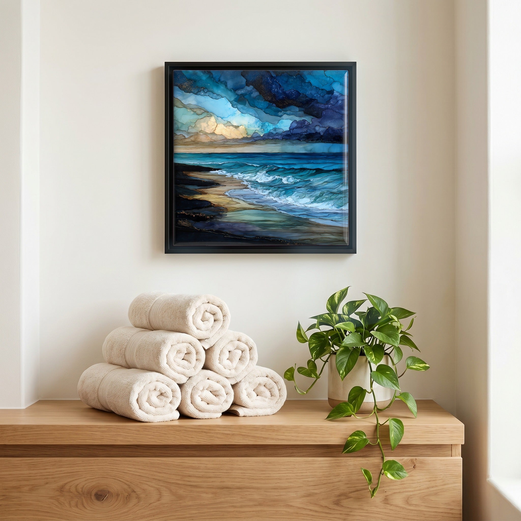 A quiet corner of the bath.