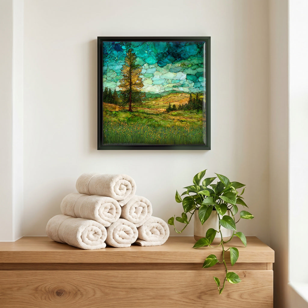 A quiet corner of the bath.