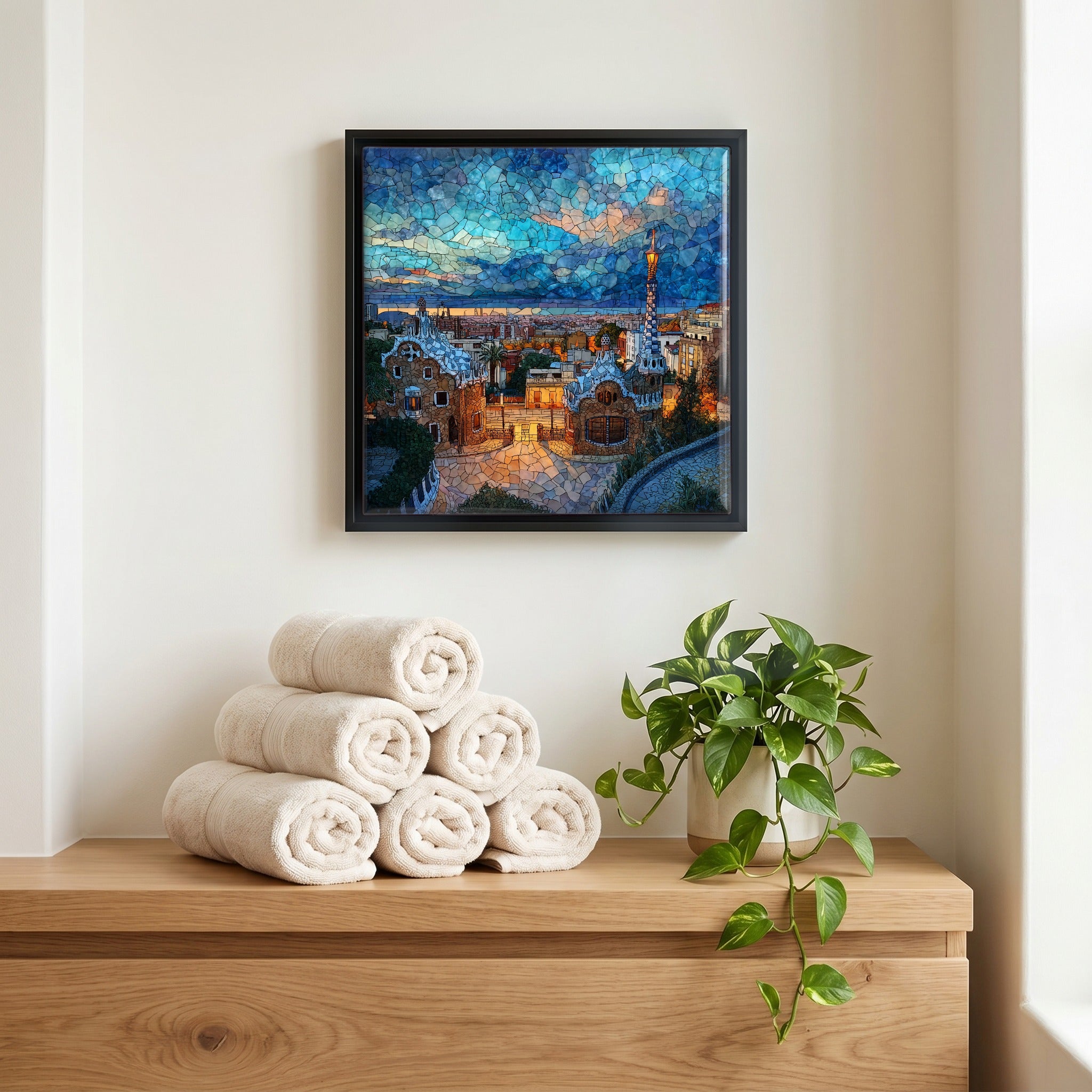 A quiet corner of the bath.