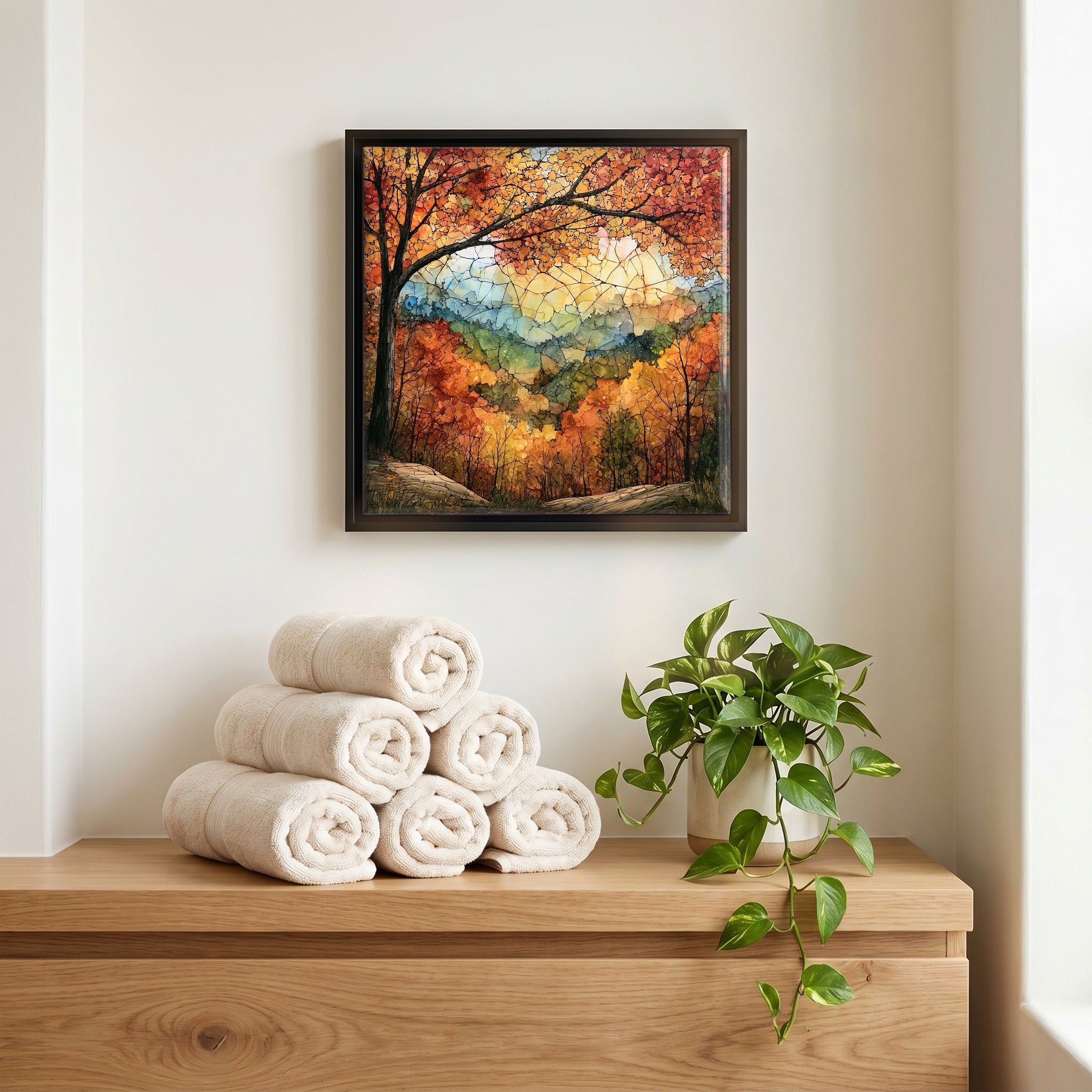A quiet corner of the bath.