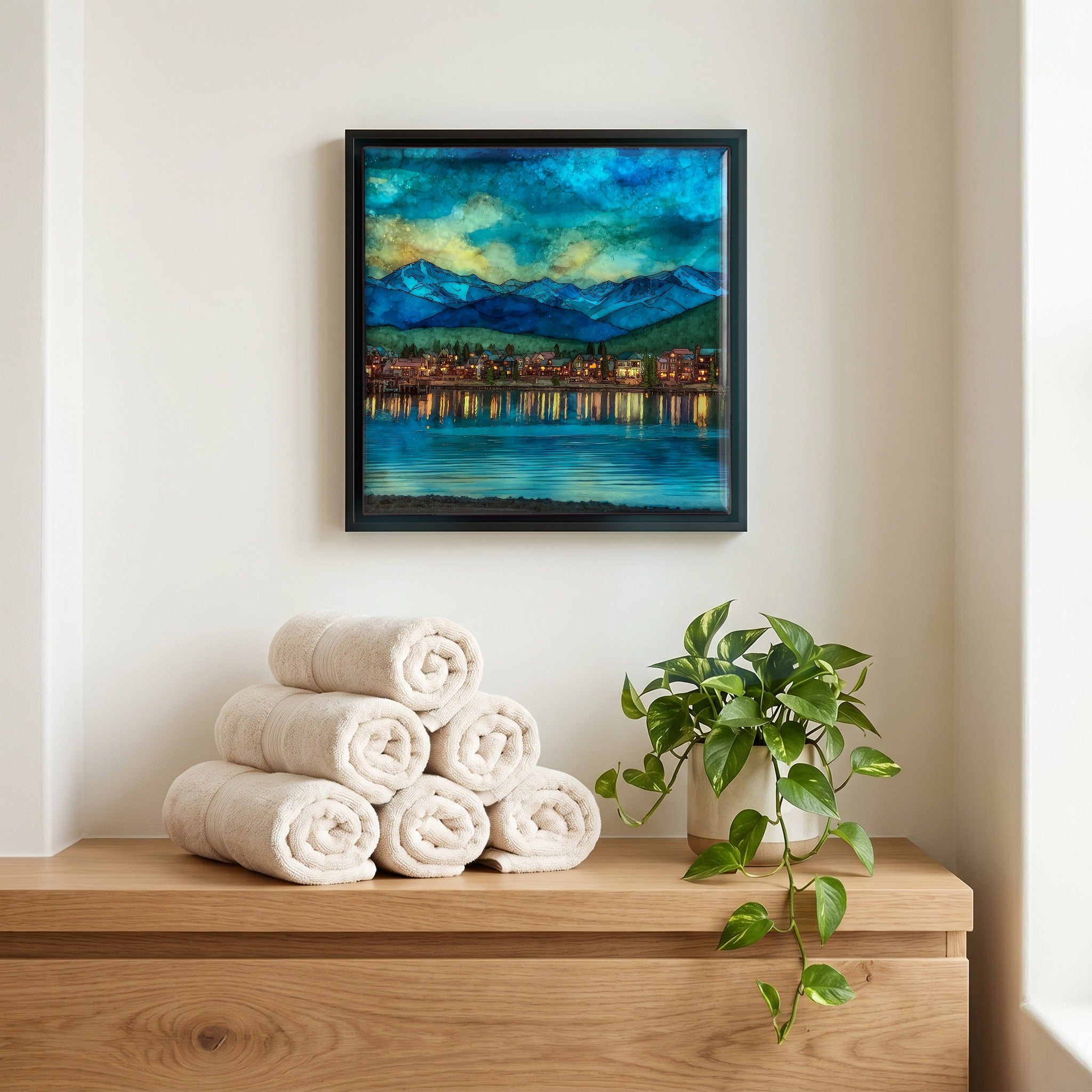 A quiet corner of the bath.