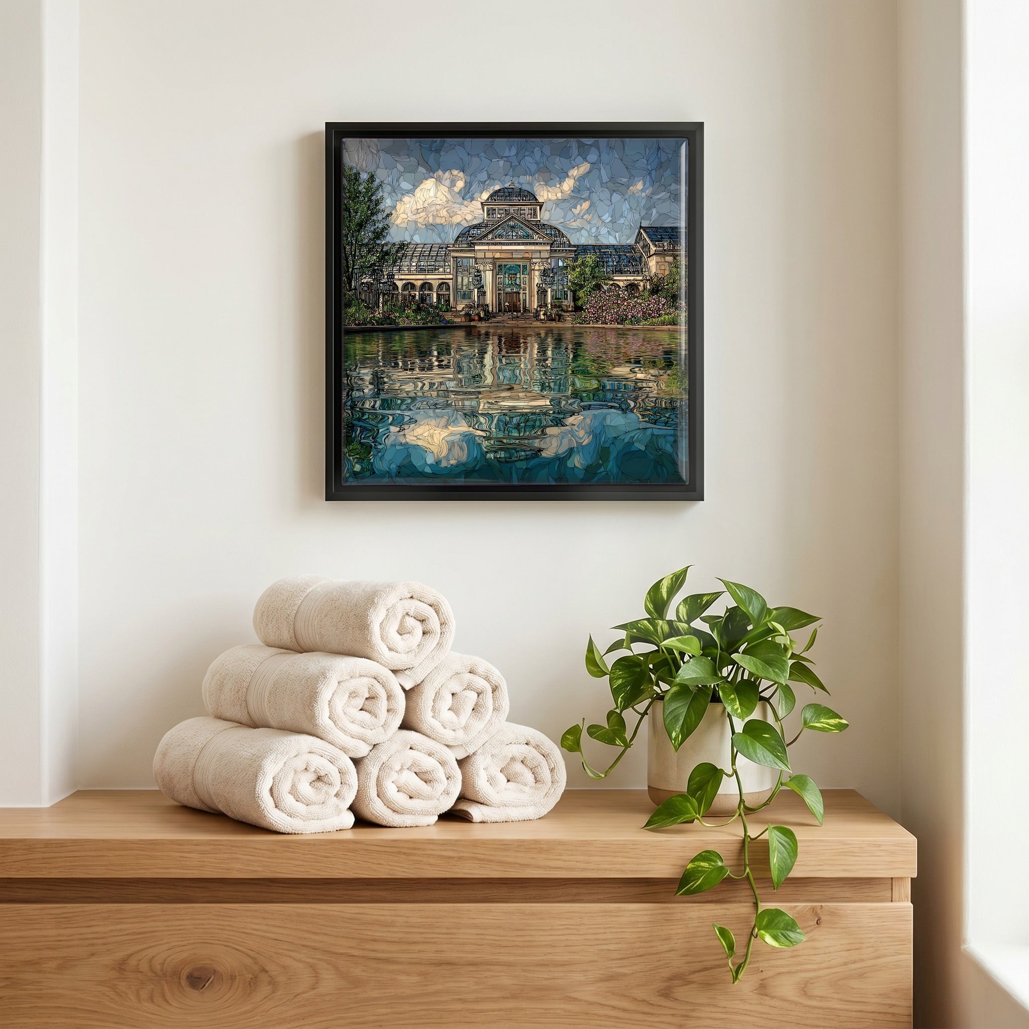 A quiet corner of the bath.