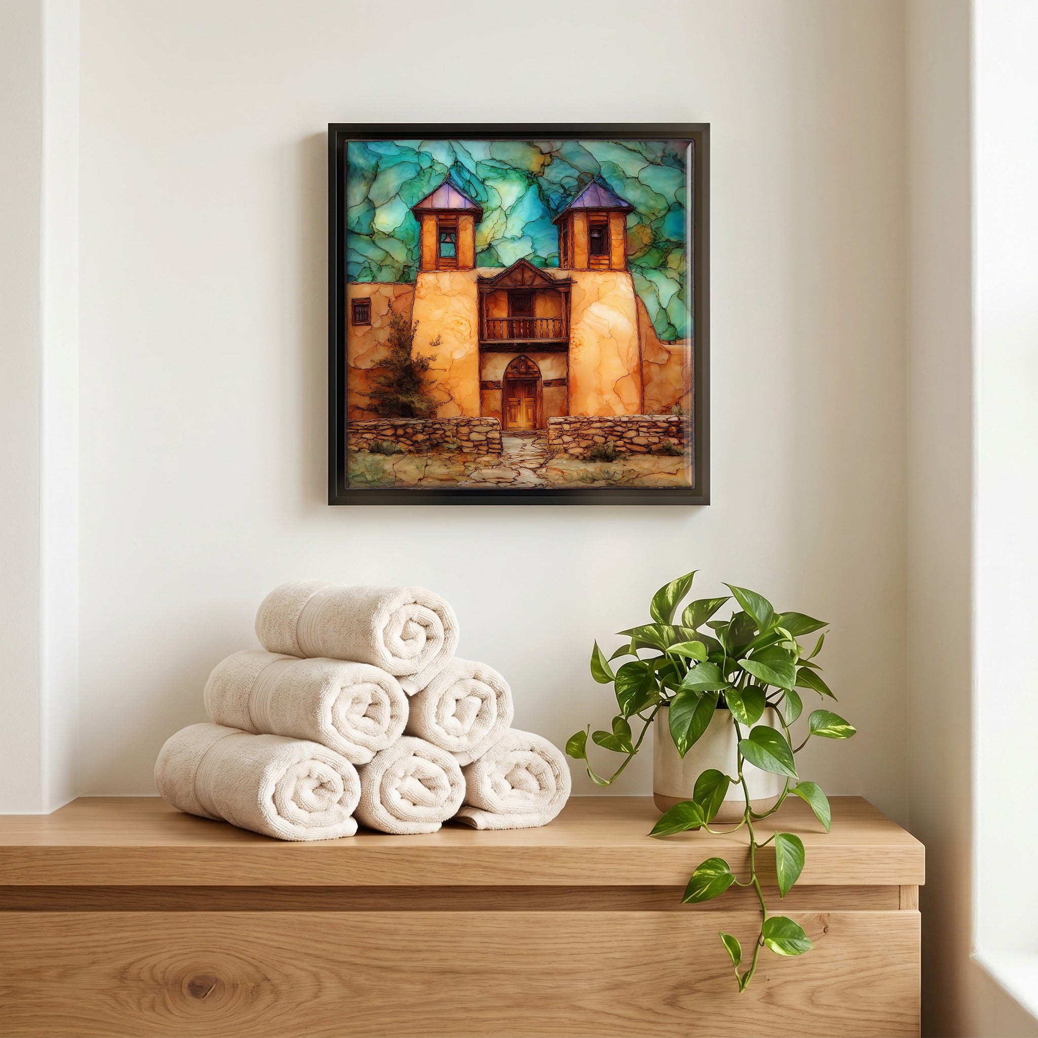A quiet corner of the bath.