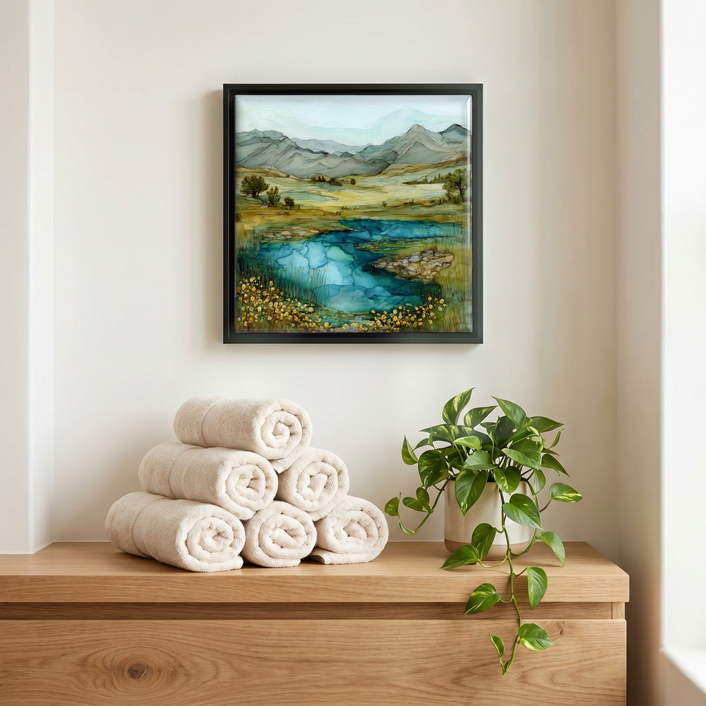 A quiet corner of the bath.