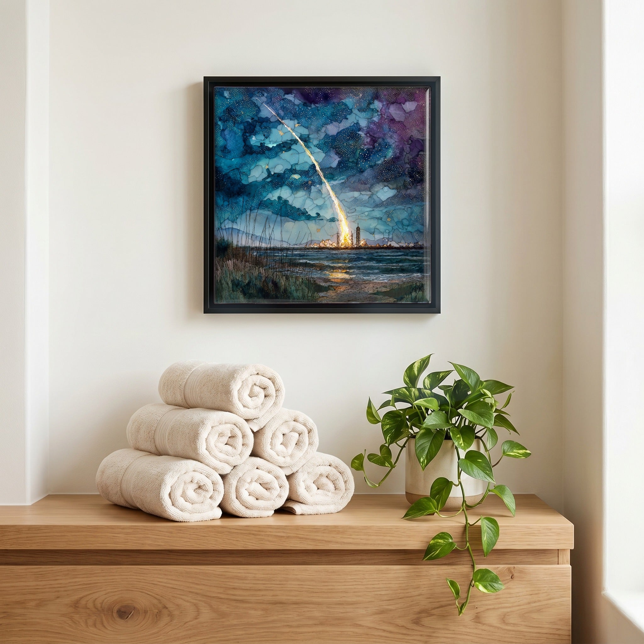 A quiet corner of the bath.