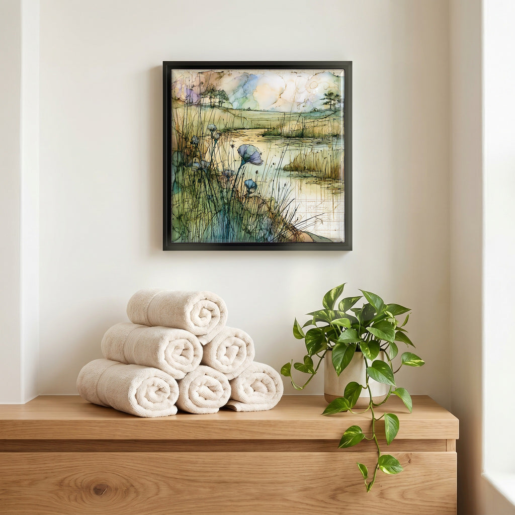 A quiet corner of the bath.