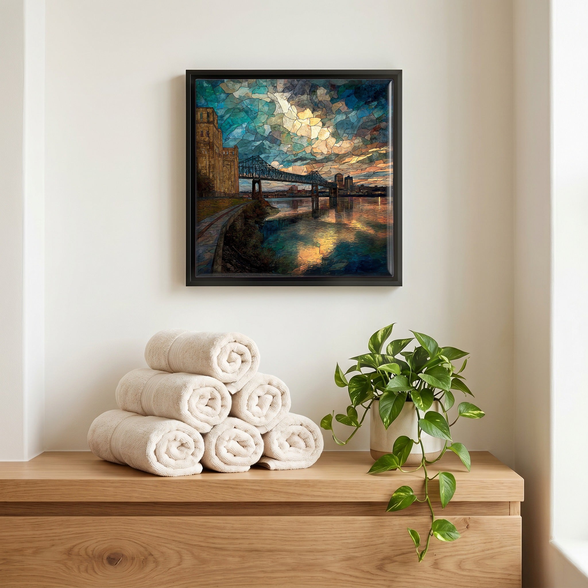 A quiet corner of the bath.
