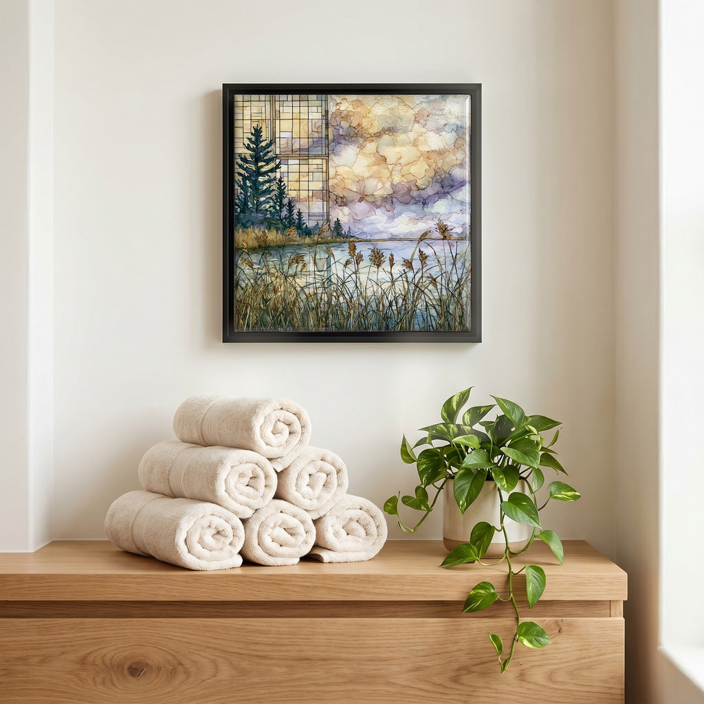 A quiet corner of the bath.