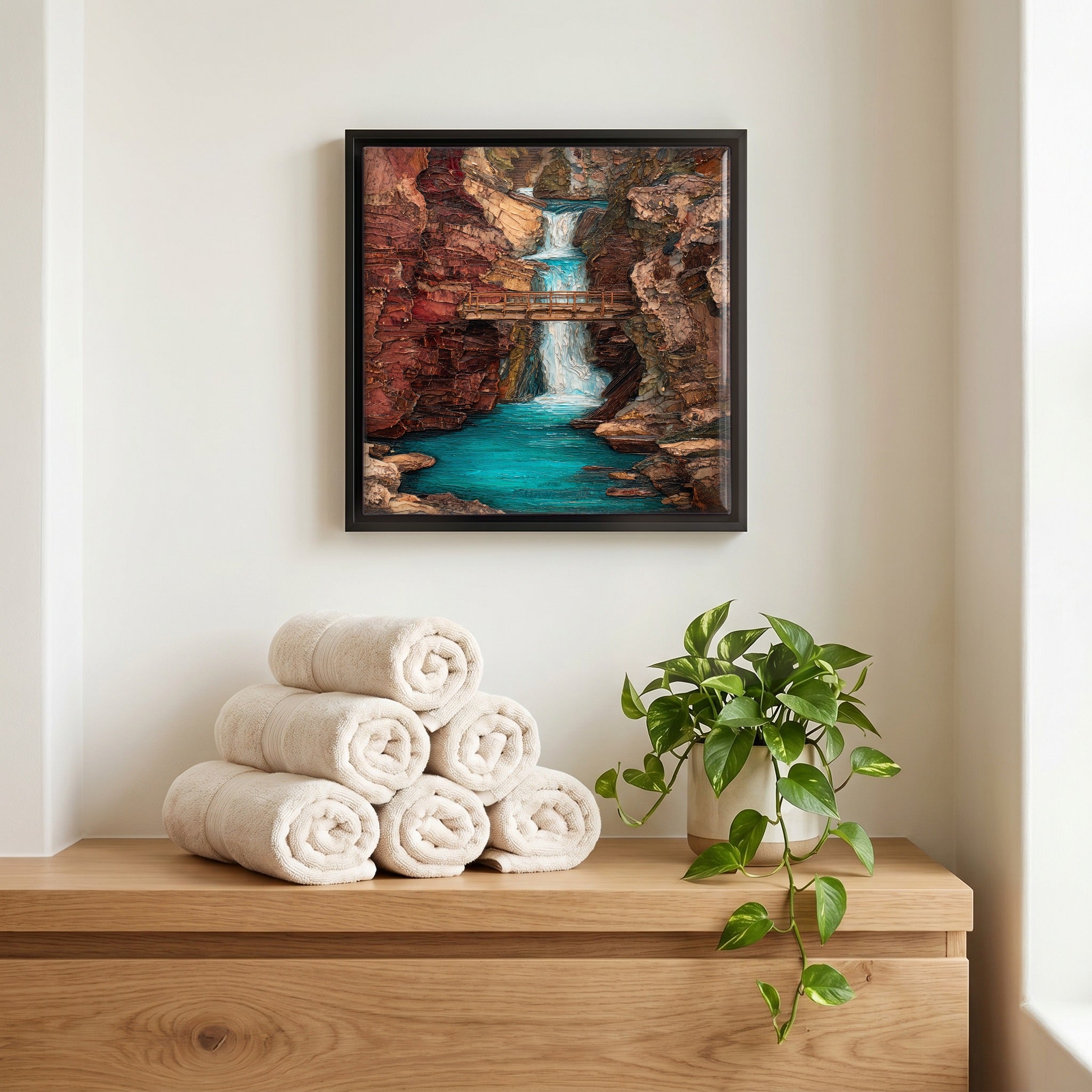 A quiet corner of the bath.