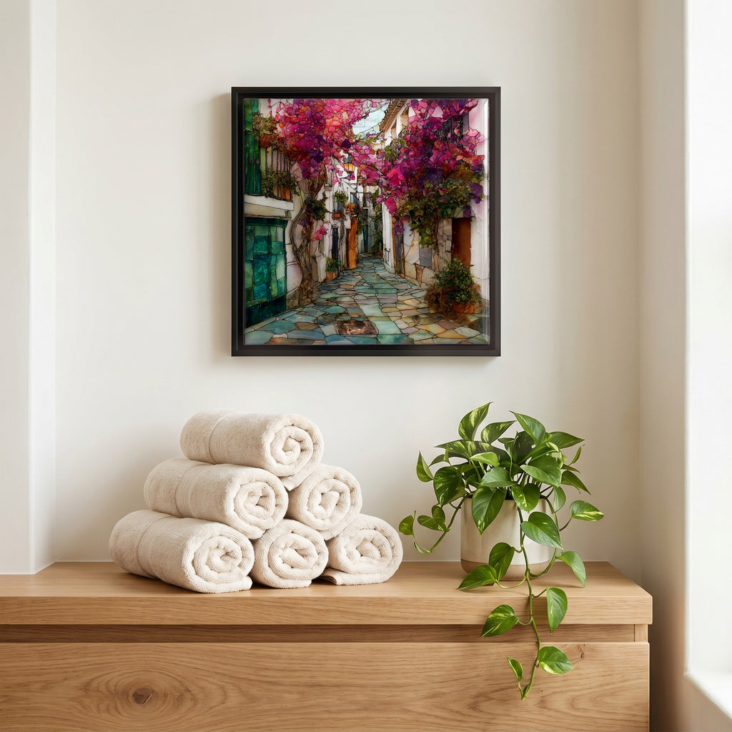A quiet corner of the bath.