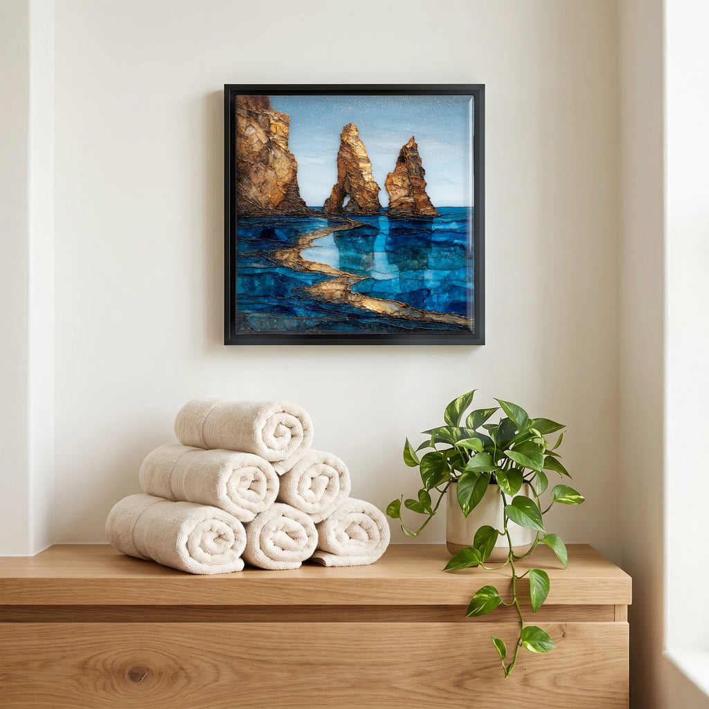 A quiet corner of the bath.