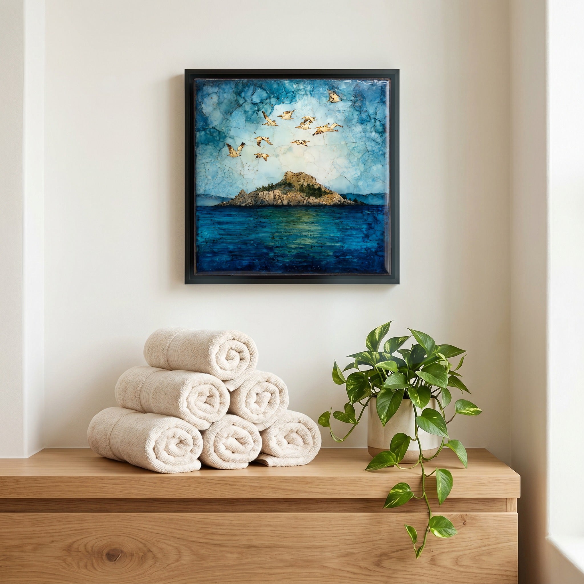 A quiet corner of the bath.