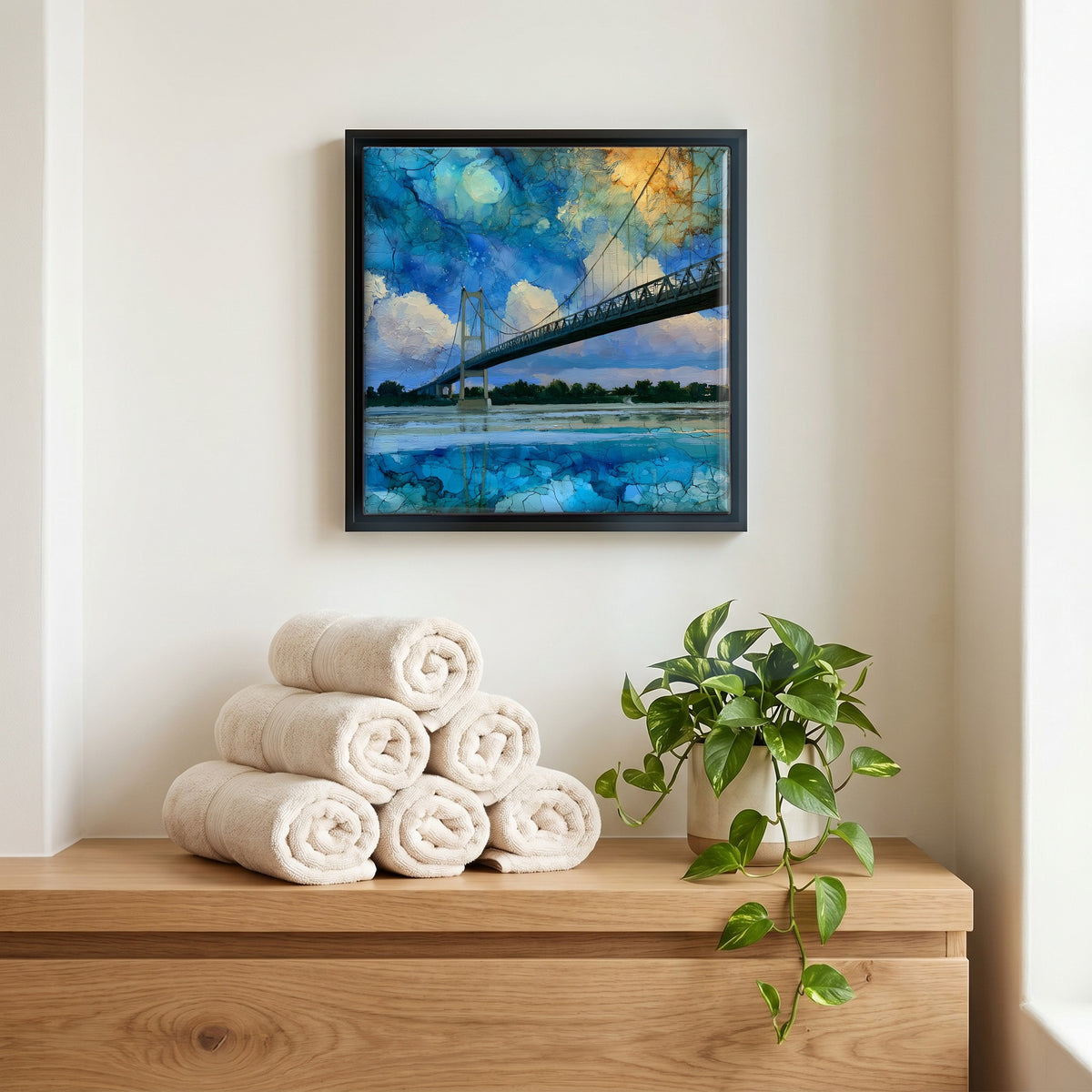 A quiet corner of the bath.