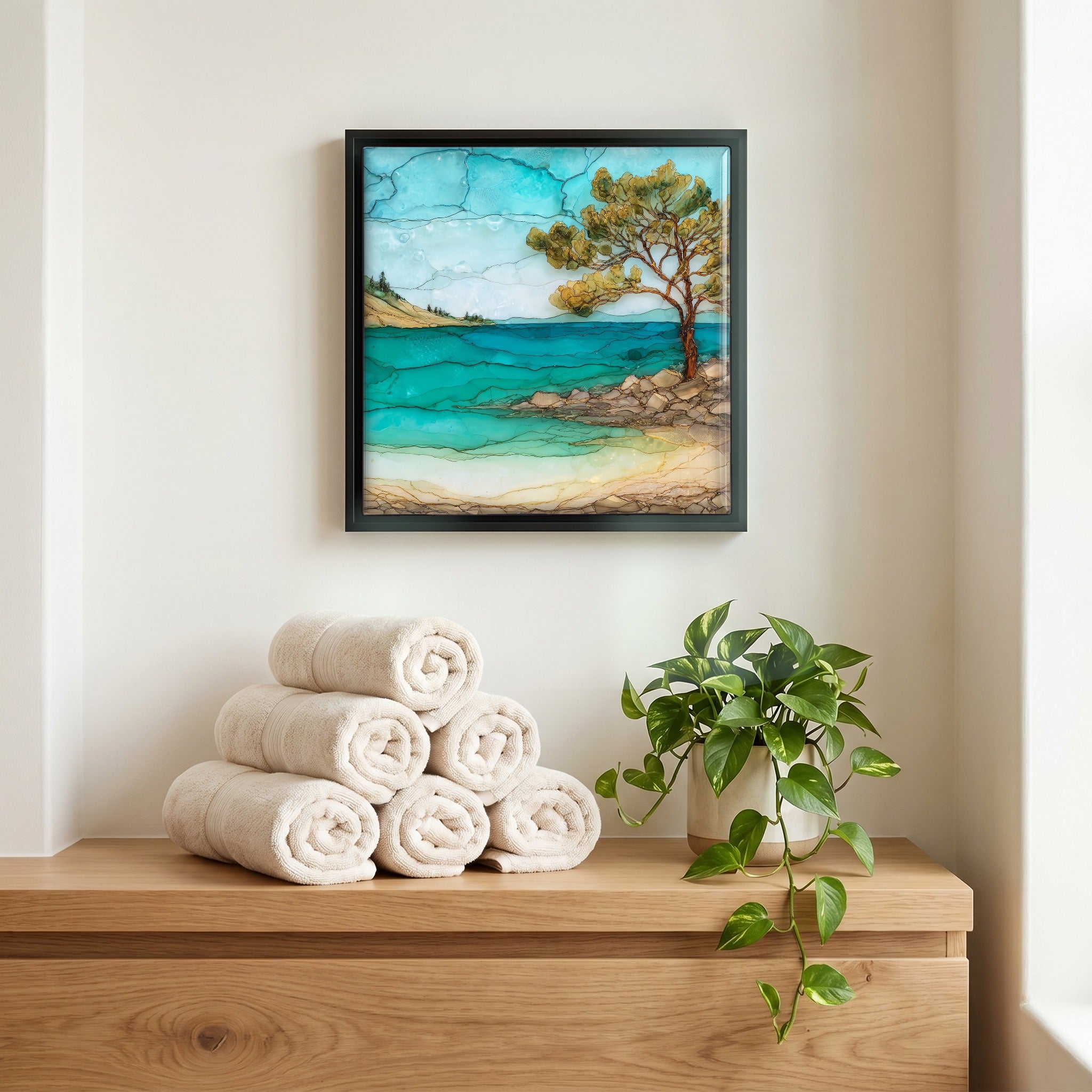 A quiet corner of the bath.