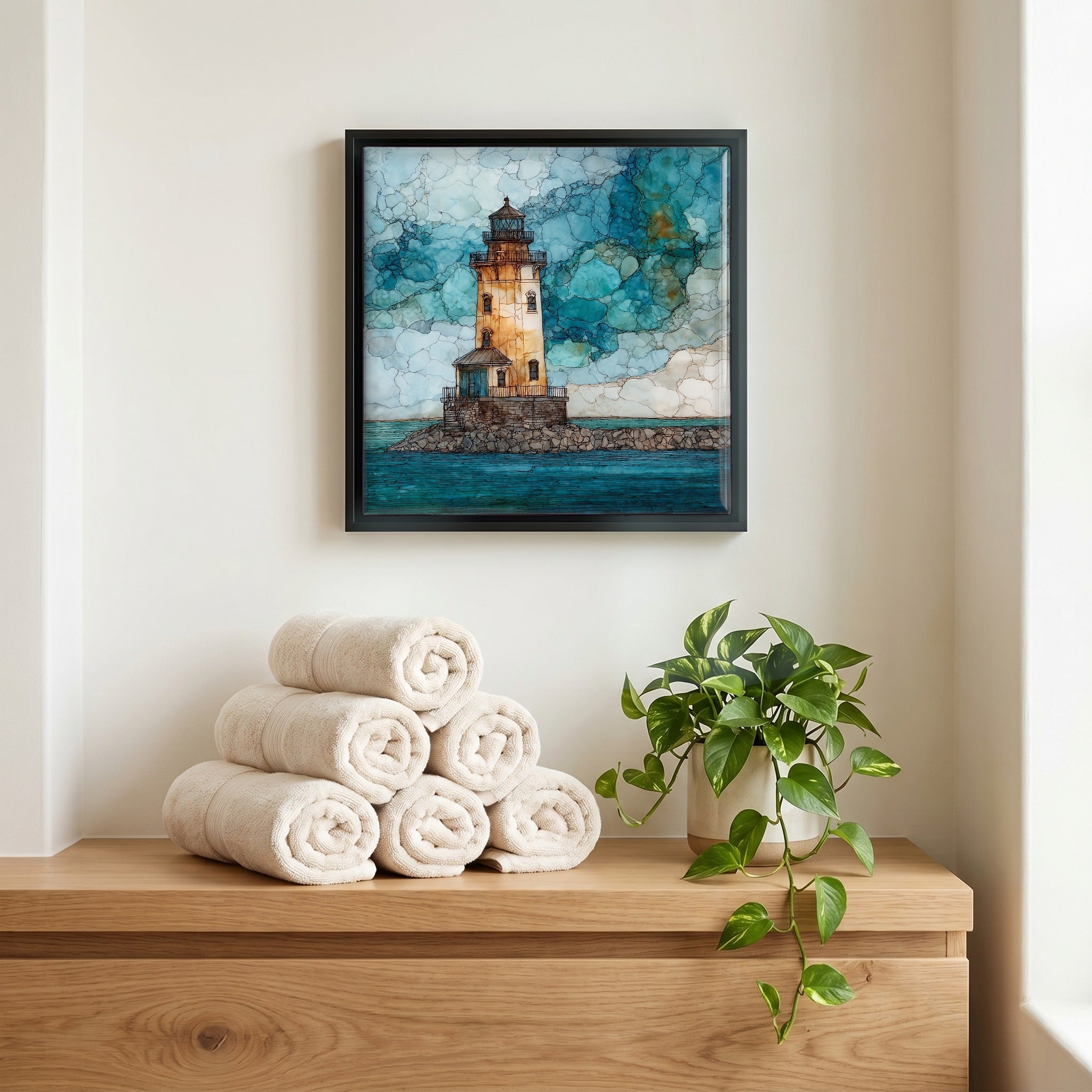 A quiet corner of the bath.