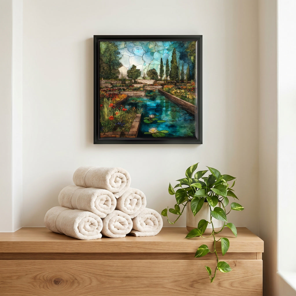A quiet corner of the bath.