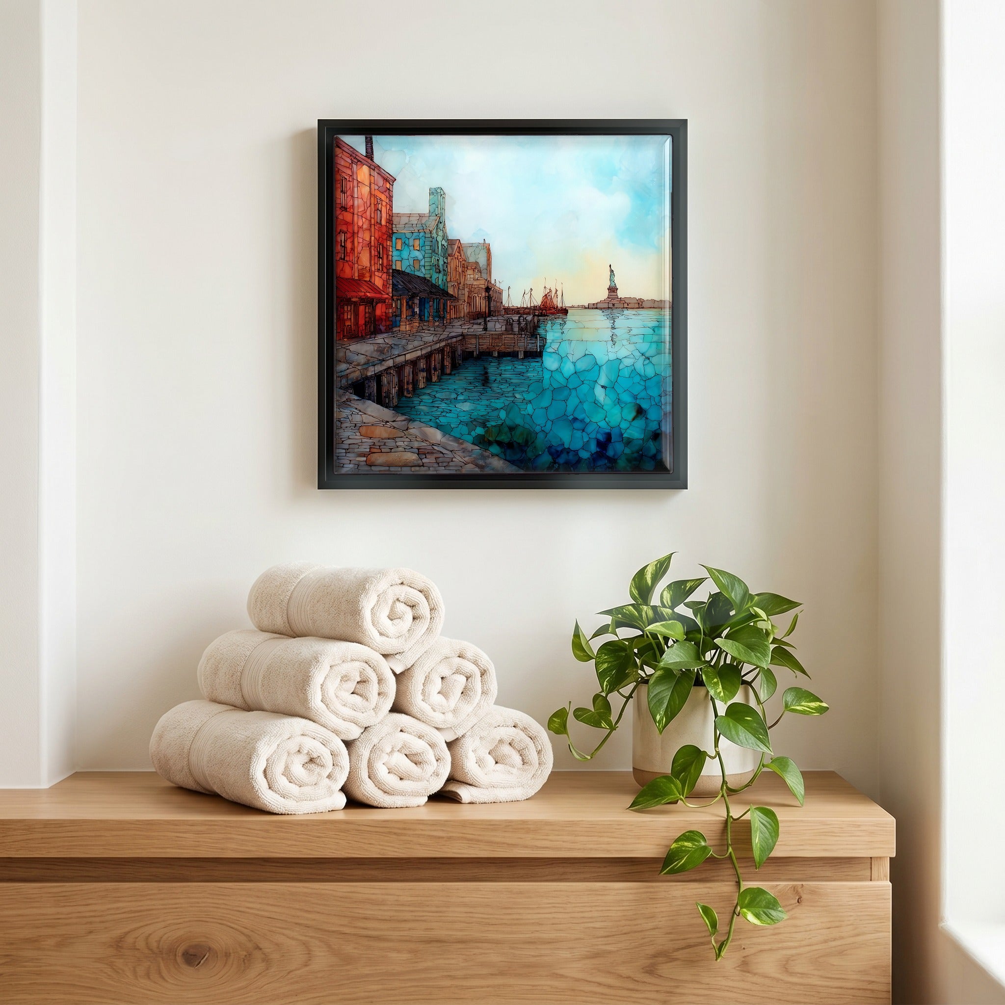 A quiet corner of the bath.