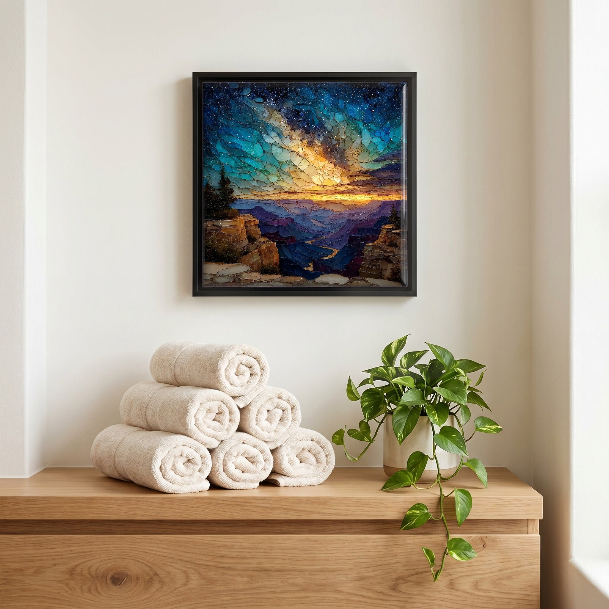 A quiet corner of the bath.