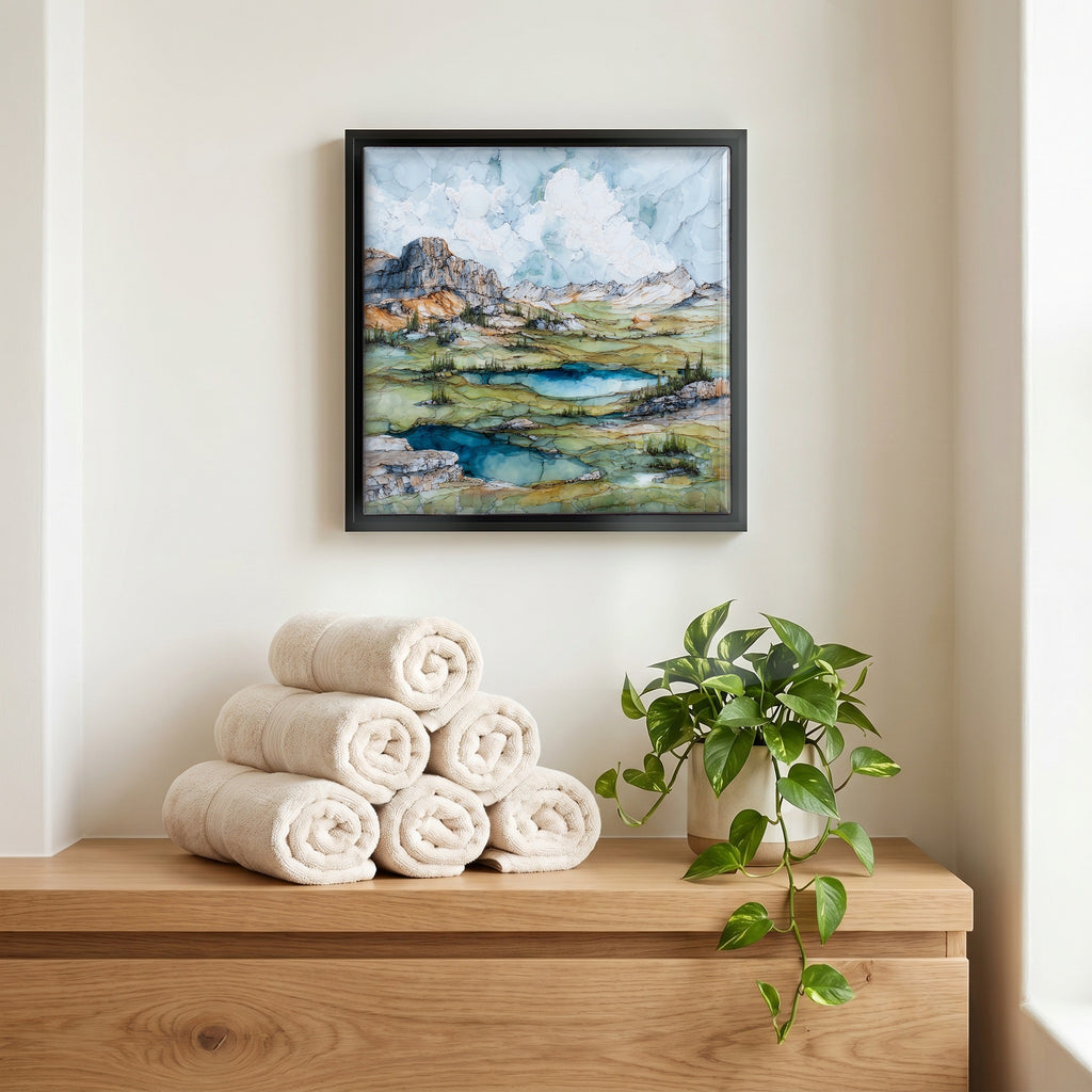 A quiet corner of the bath.