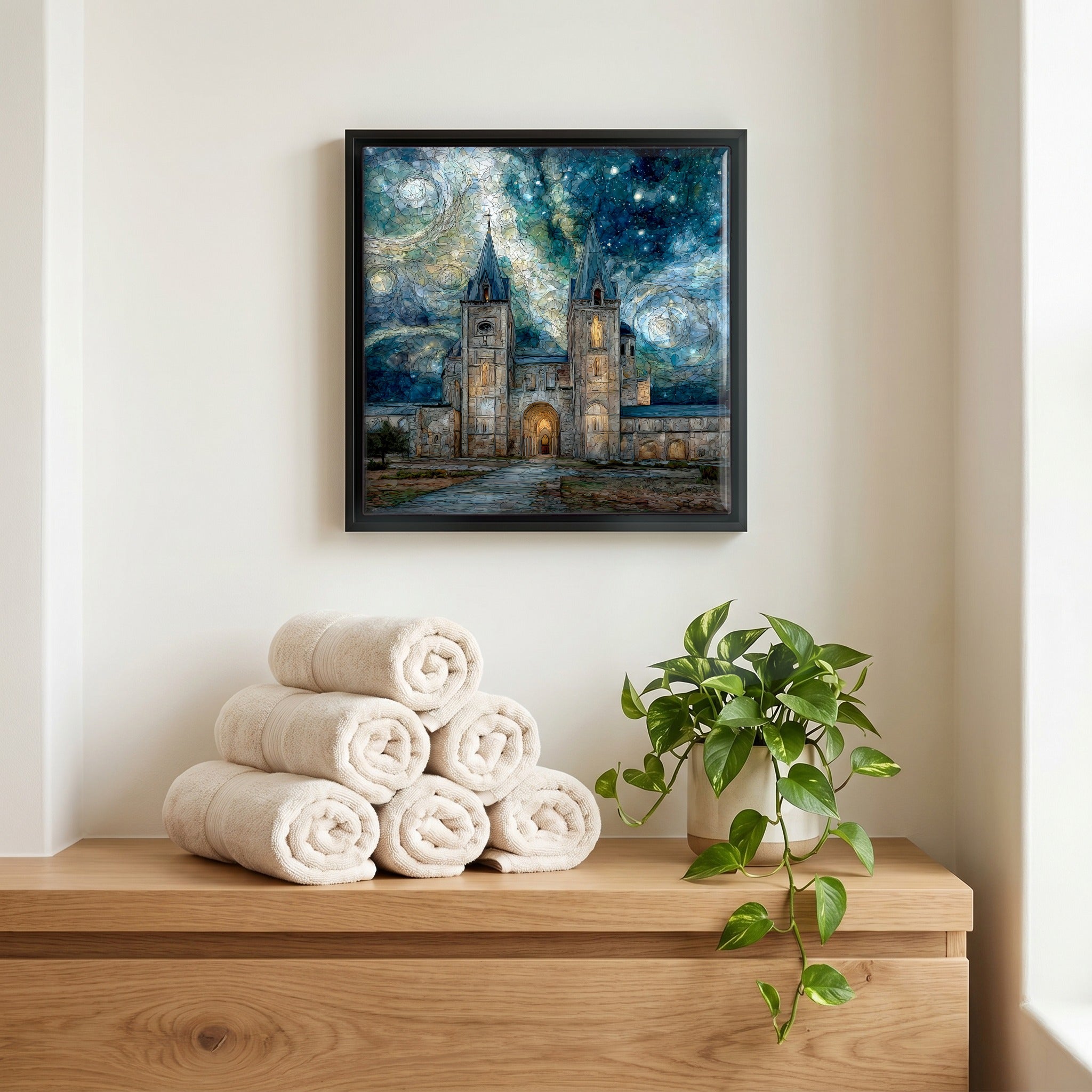 A quiet corner of the bath.