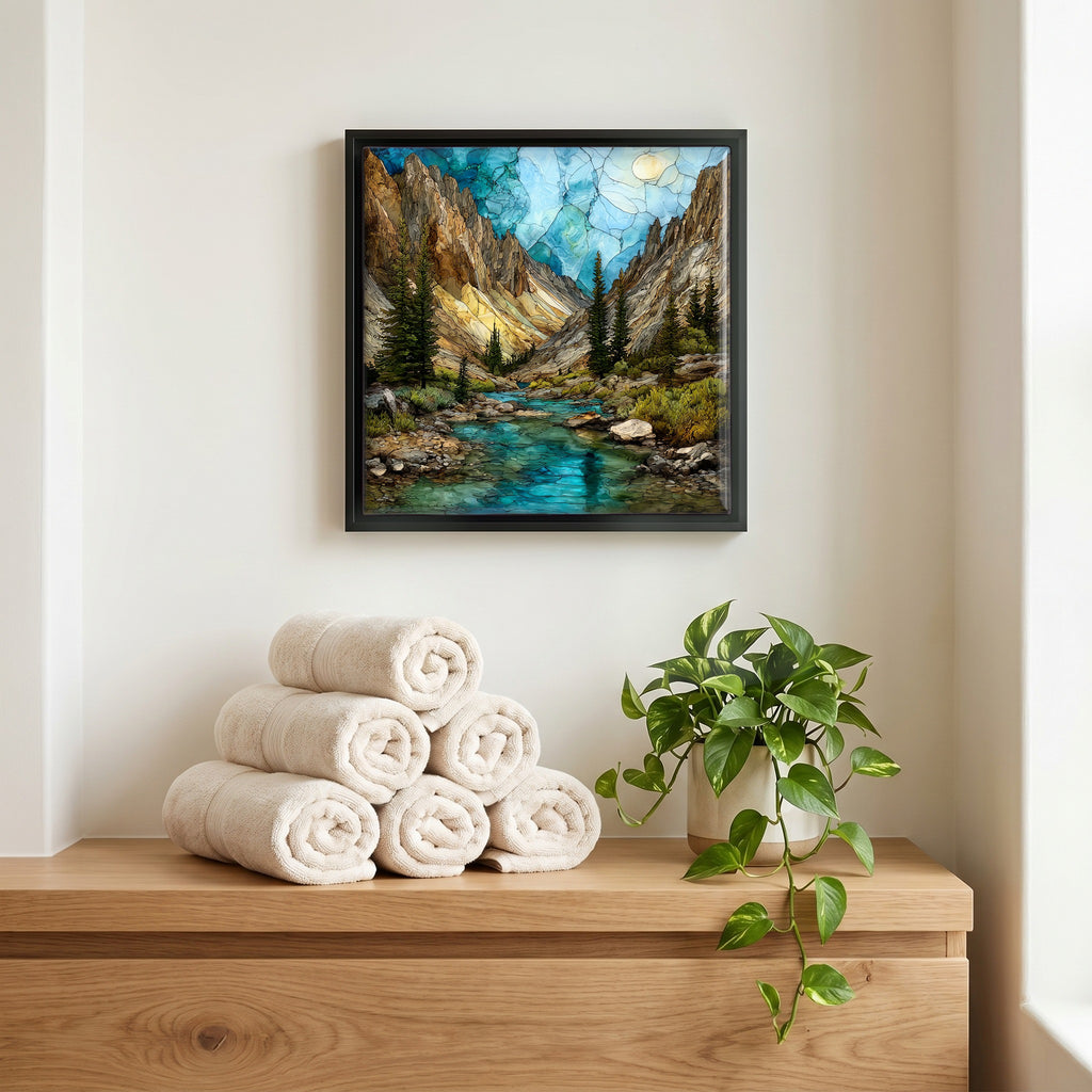 A quiet corner of the bath.