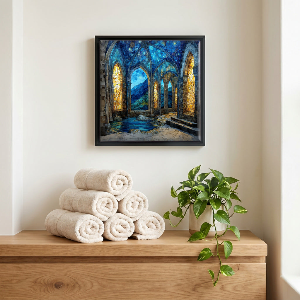 A quiet corner of the bath.