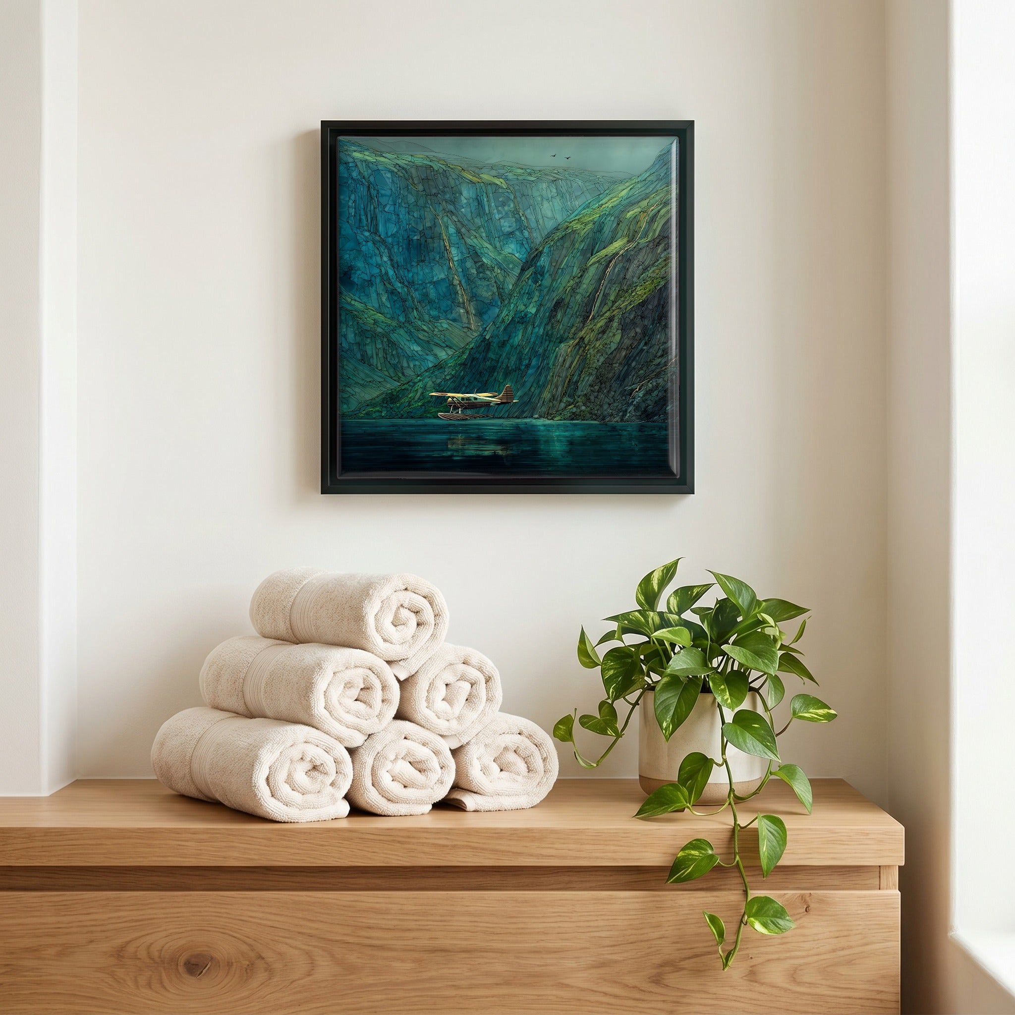 A quiet corner of the bath.