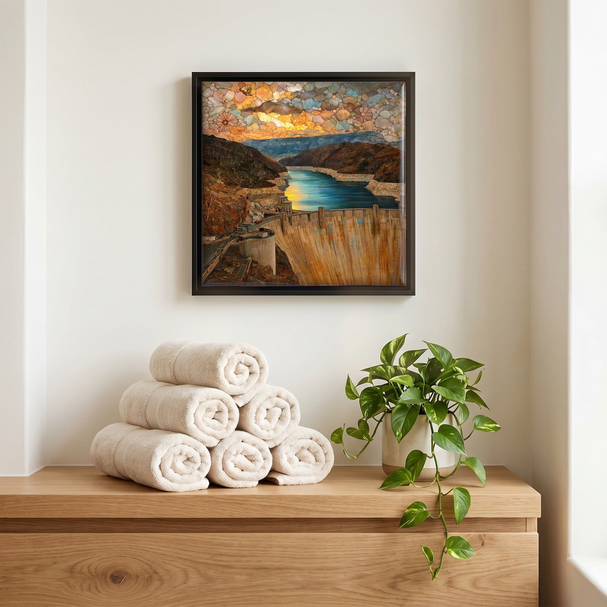 A quiet corner of the bath.