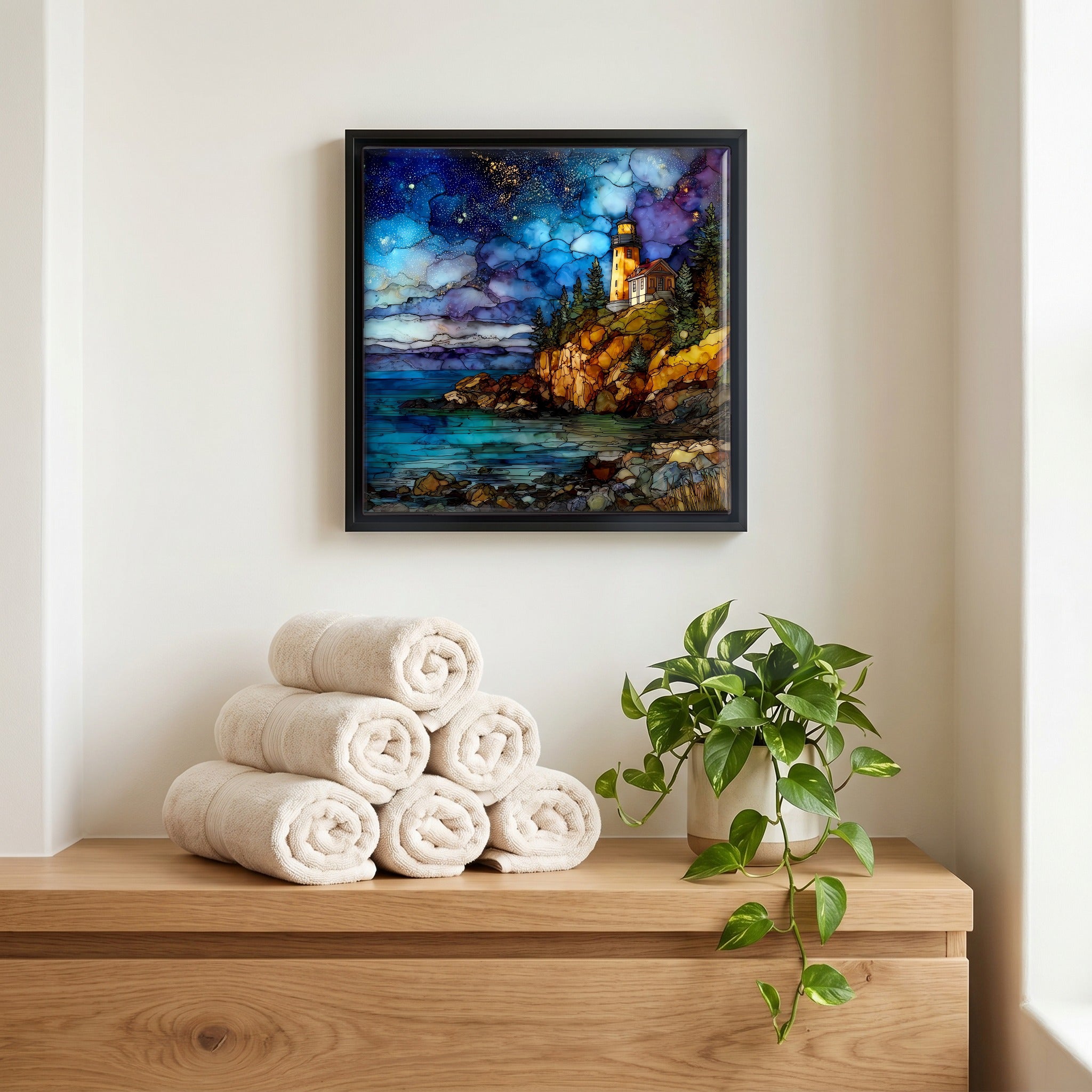 A quiet corner of the bath.