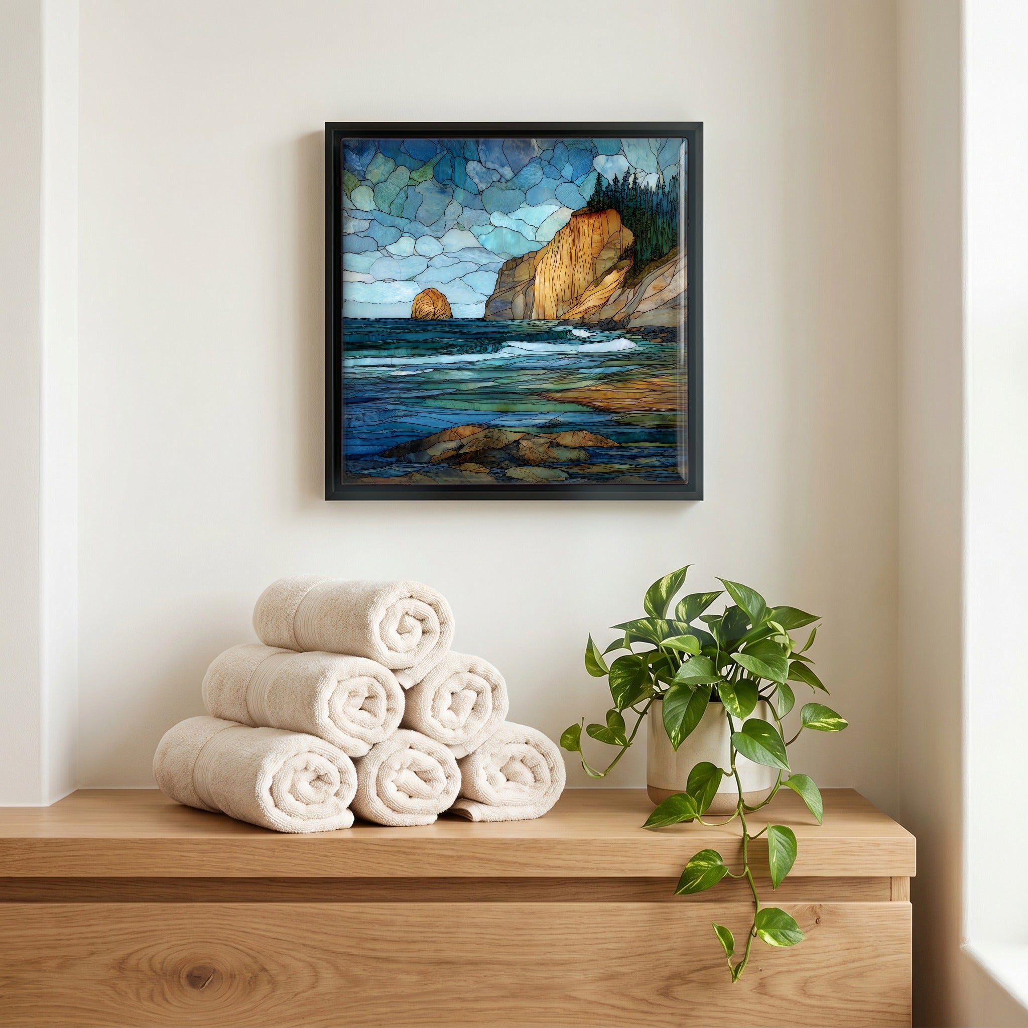 A quiet corner of the bath.