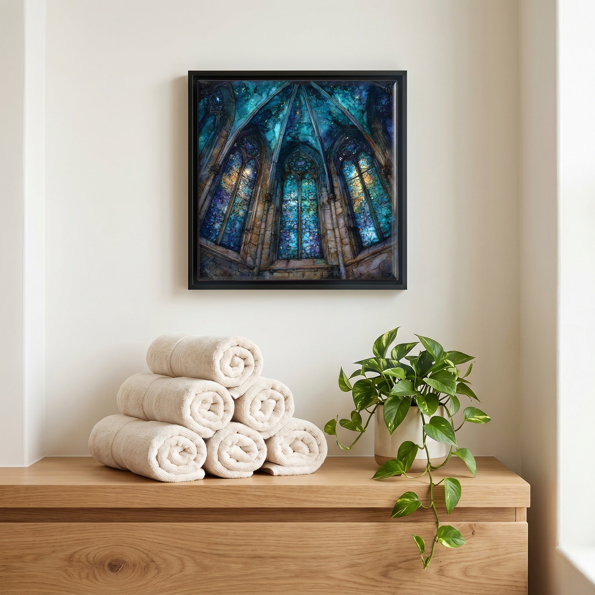 A quiet corner of the bath.