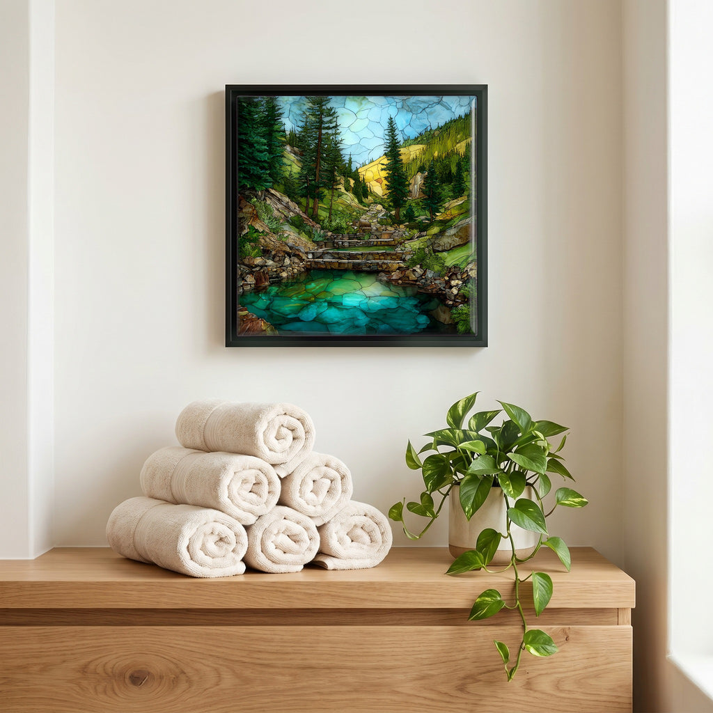 A quiet corner of the bath.