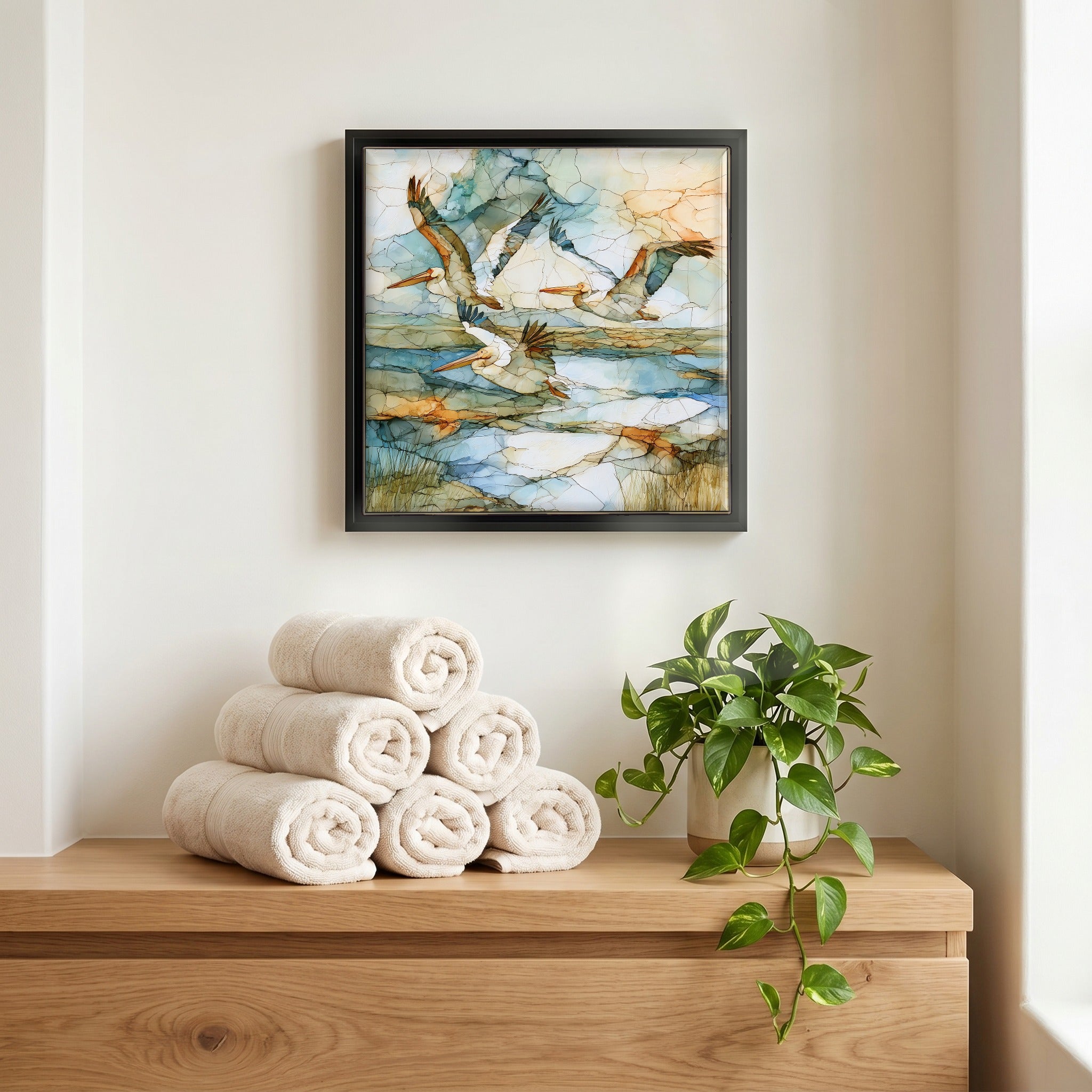 A quiet corner of the bath.