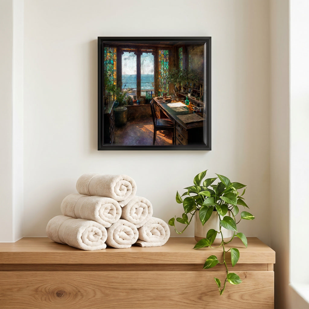 A quiet corner of the bath.