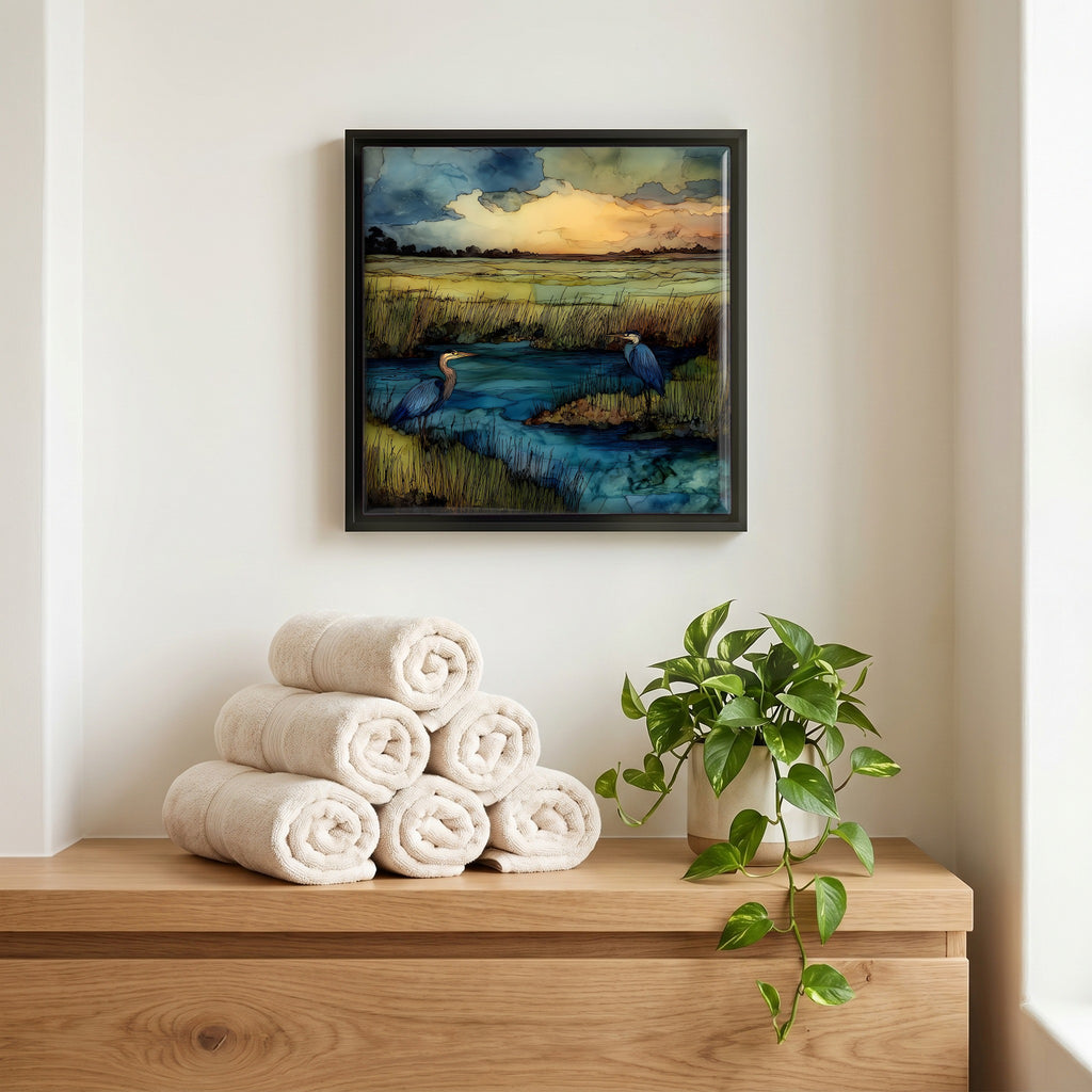 A quiet corner of the bath.