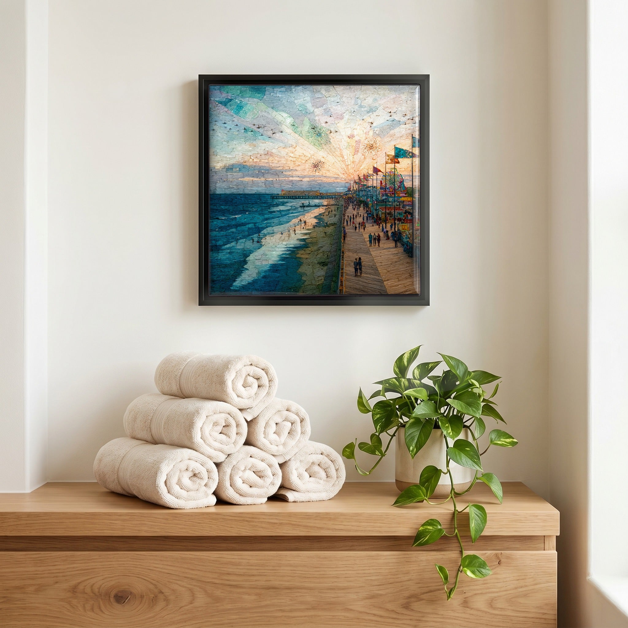 A quiet corner of the bath.