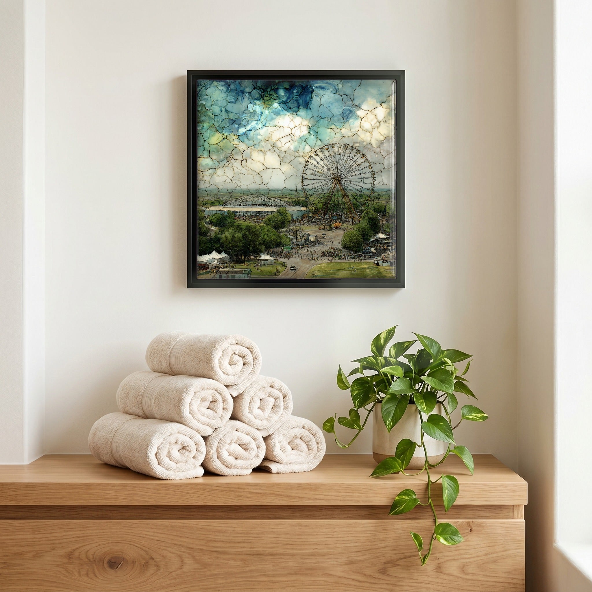 A quiet corner of the bath.