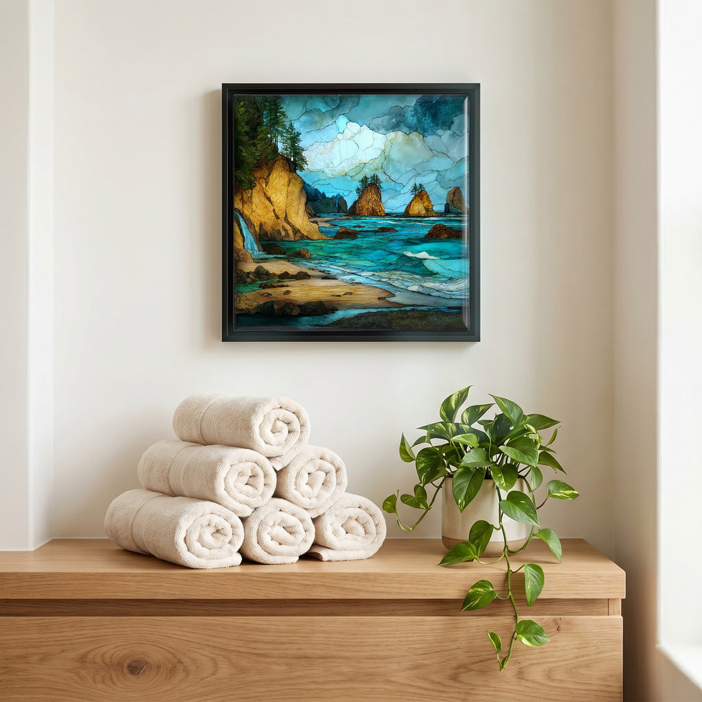 A quiet corner of the bath.