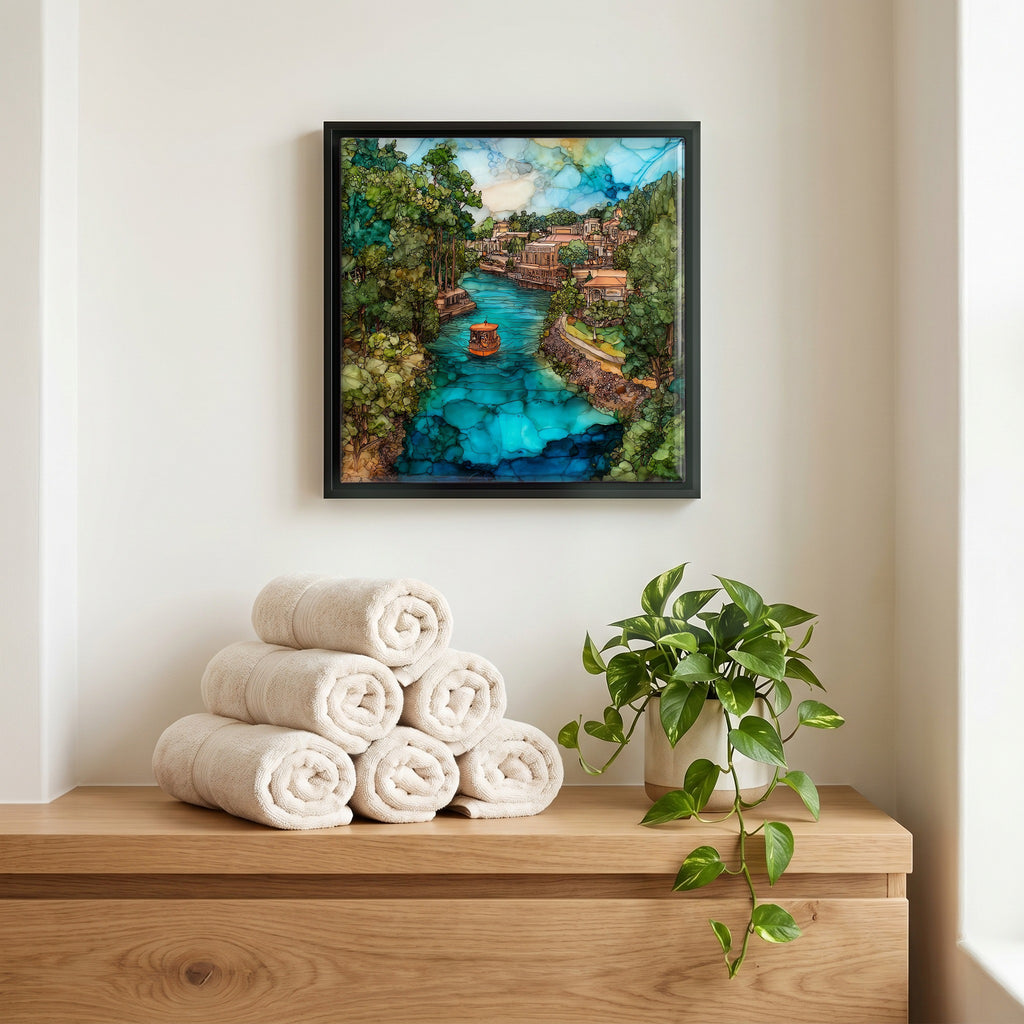 A quiet corner of the bath.