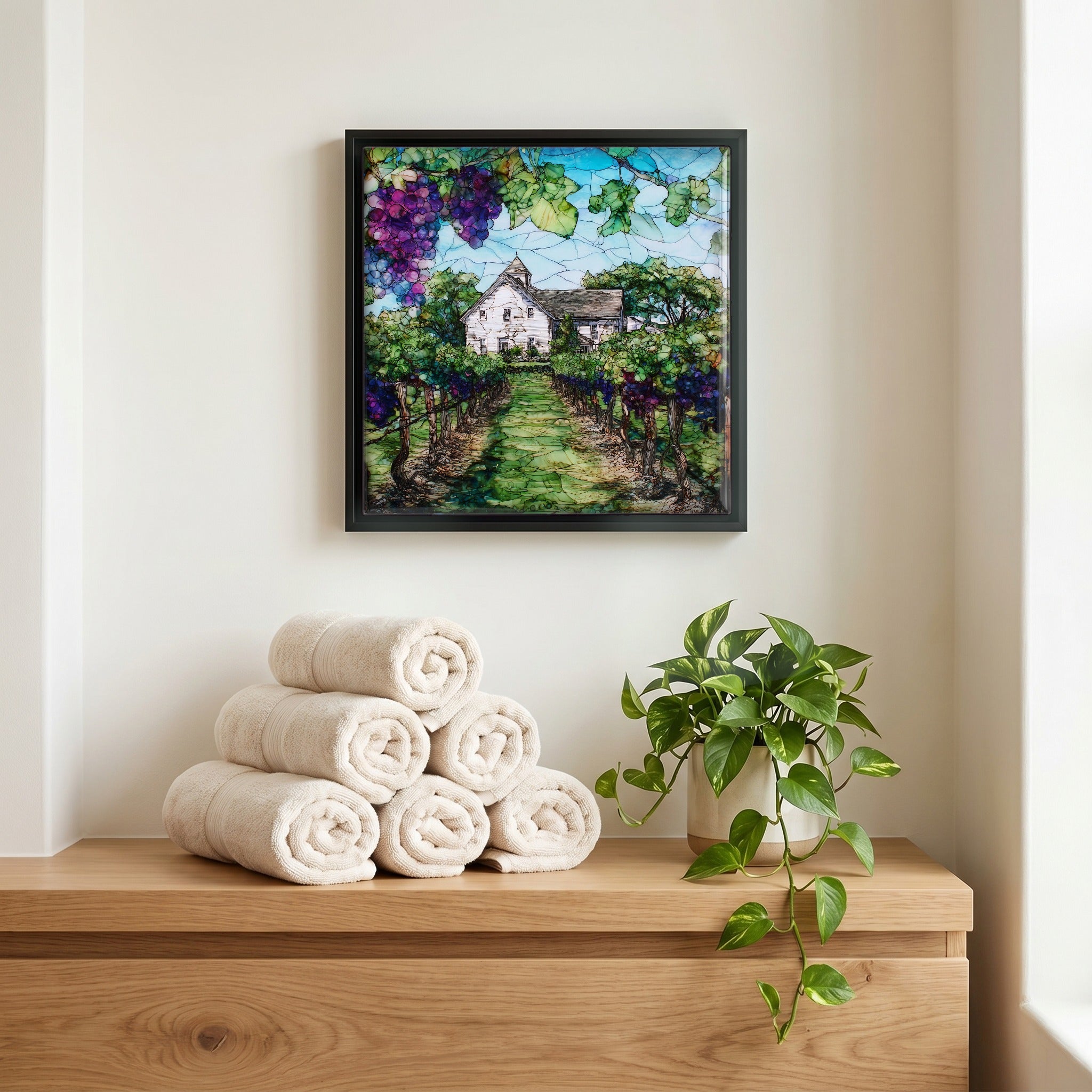 A quiet corner of the bath.