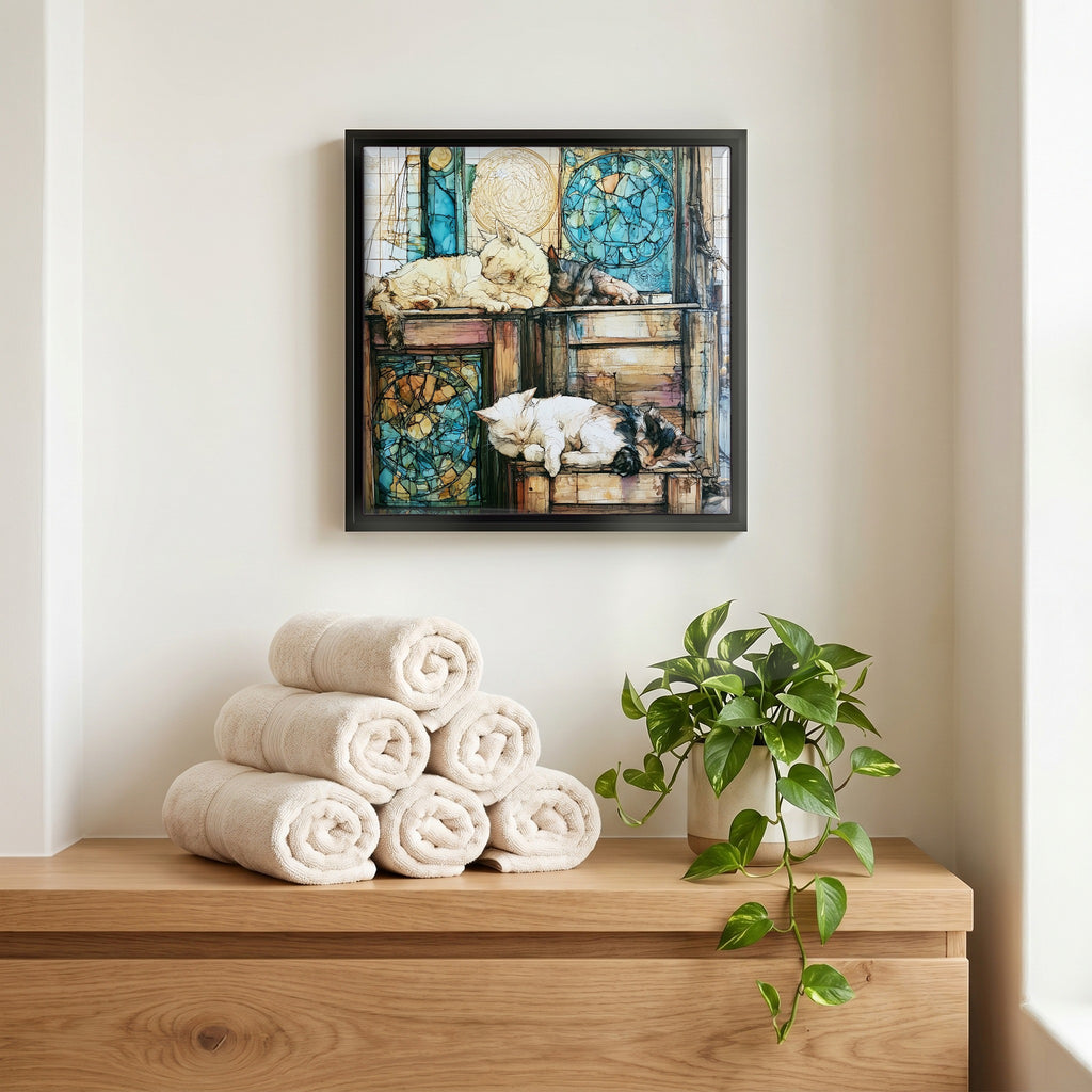 A quiet corner of the bath.