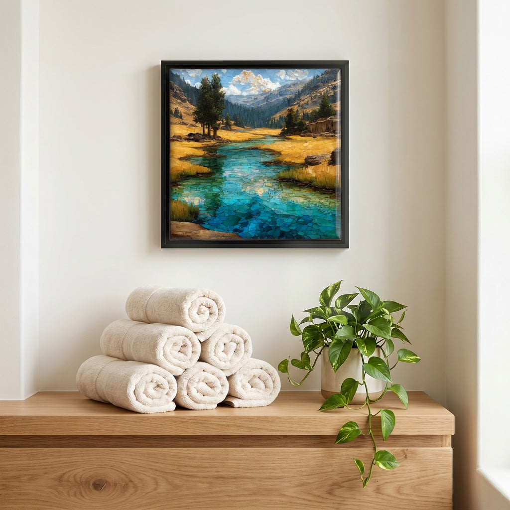 A quiet corner of the bath.