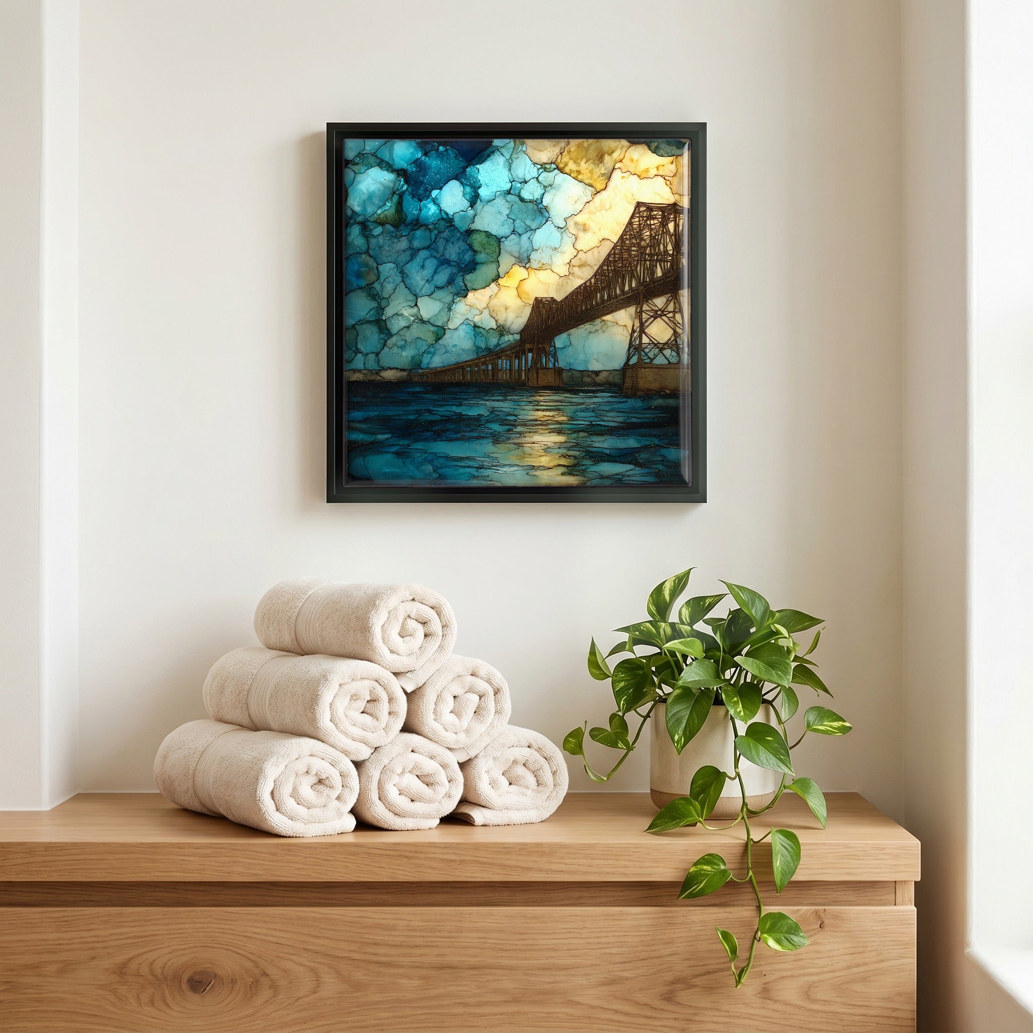 A quiet corner of the bath.