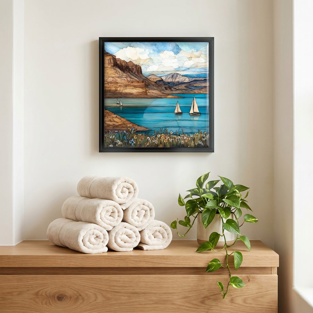 A quiet corner of the bath.