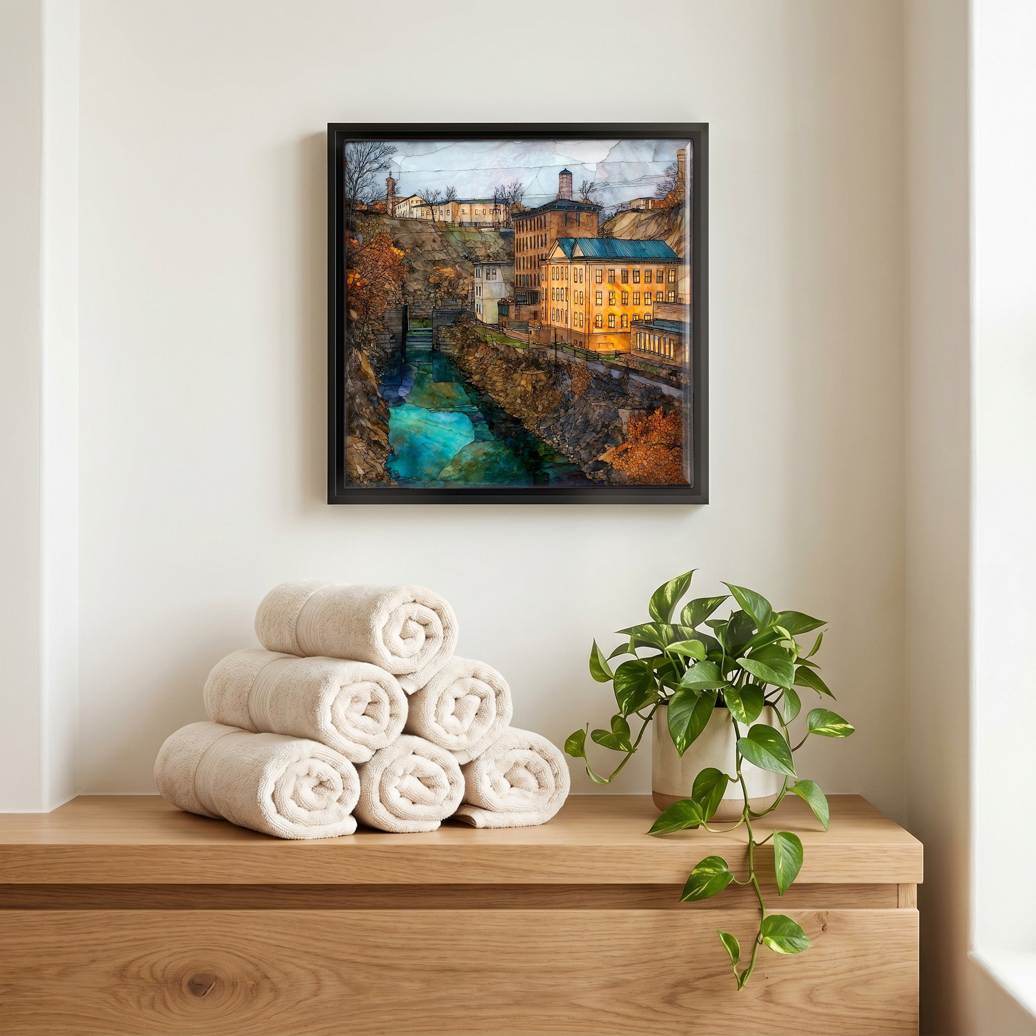 A quiet corner of the bath.