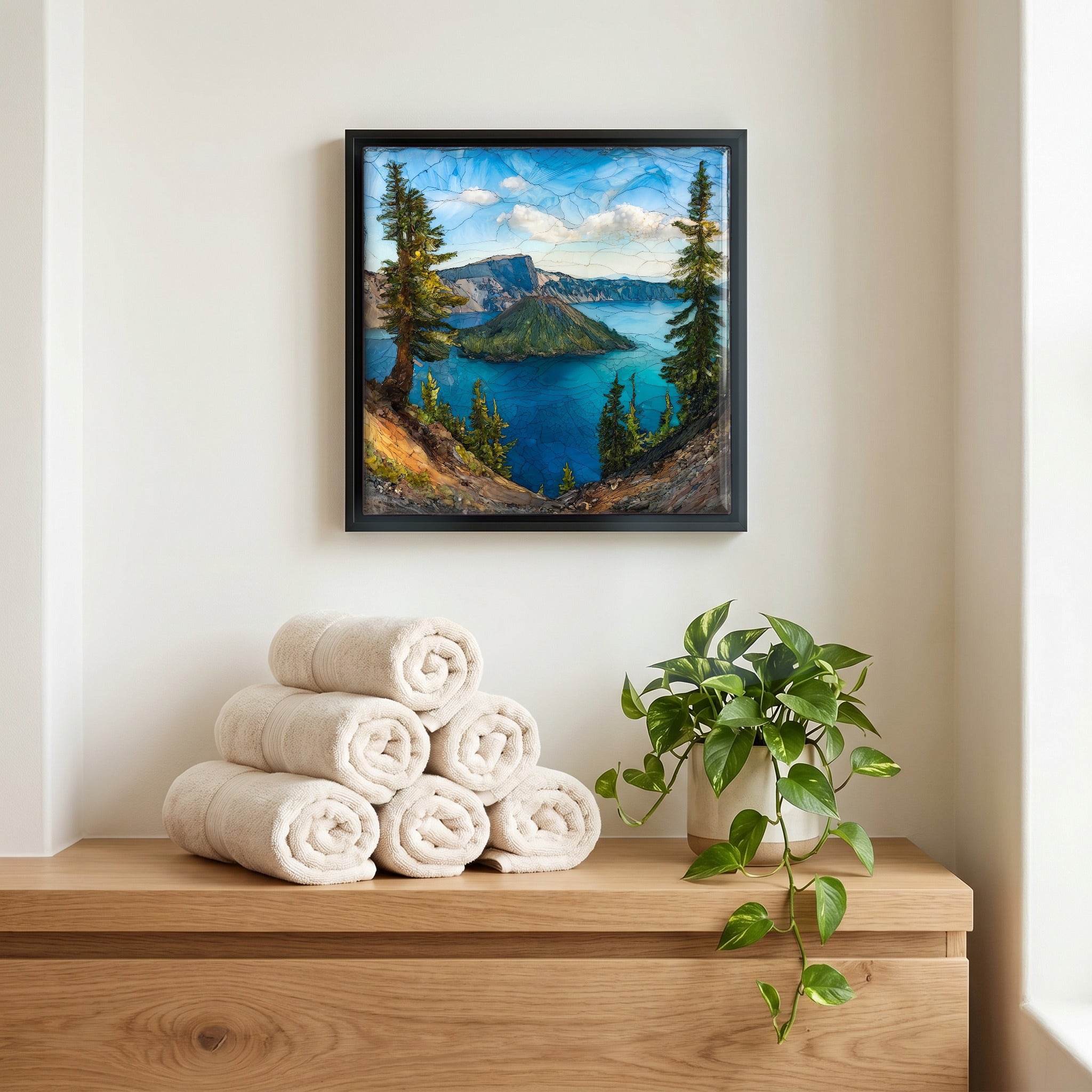 A quiet corner of the bath.